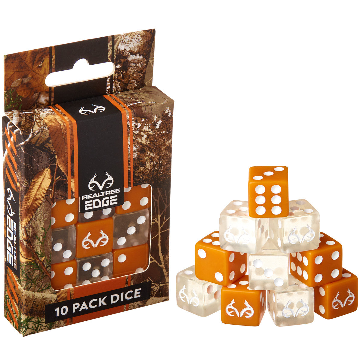 Realtree Dice 10 Pack - Edge Camo    
