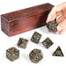 Titan Dice - Nyx Smoke With Gold 25mm Polyhedral Dice    