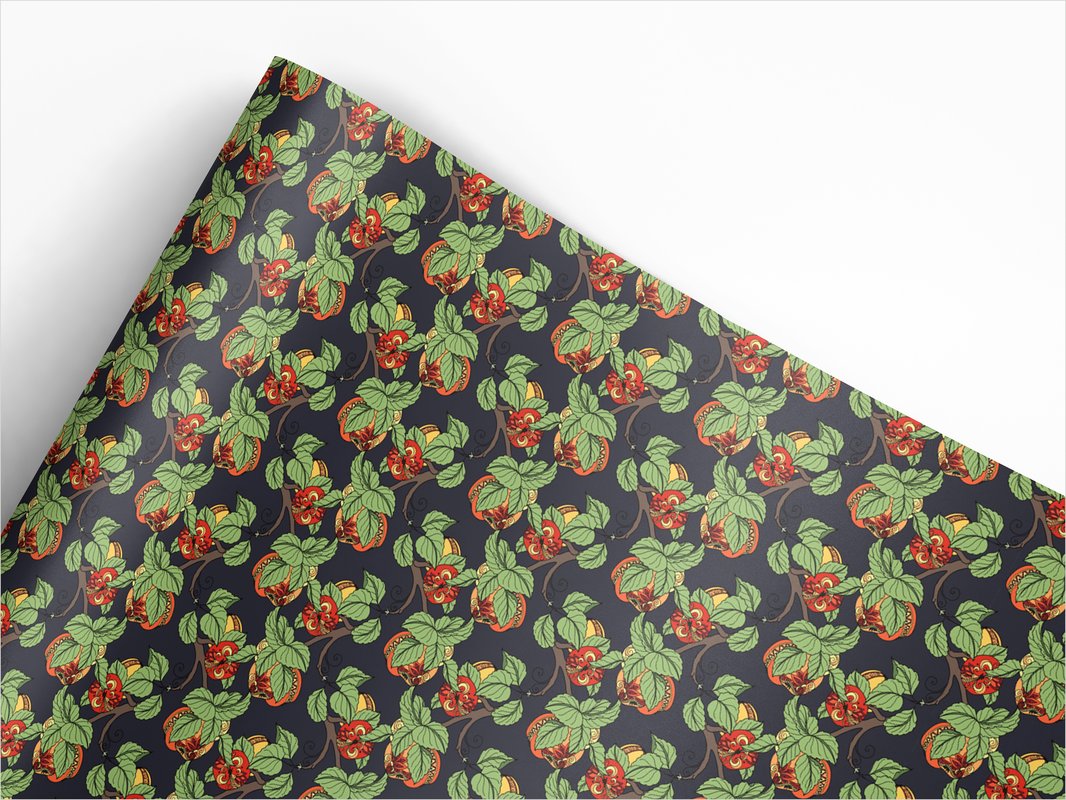 Fanciful Fruit - Designer Gift Wrap    