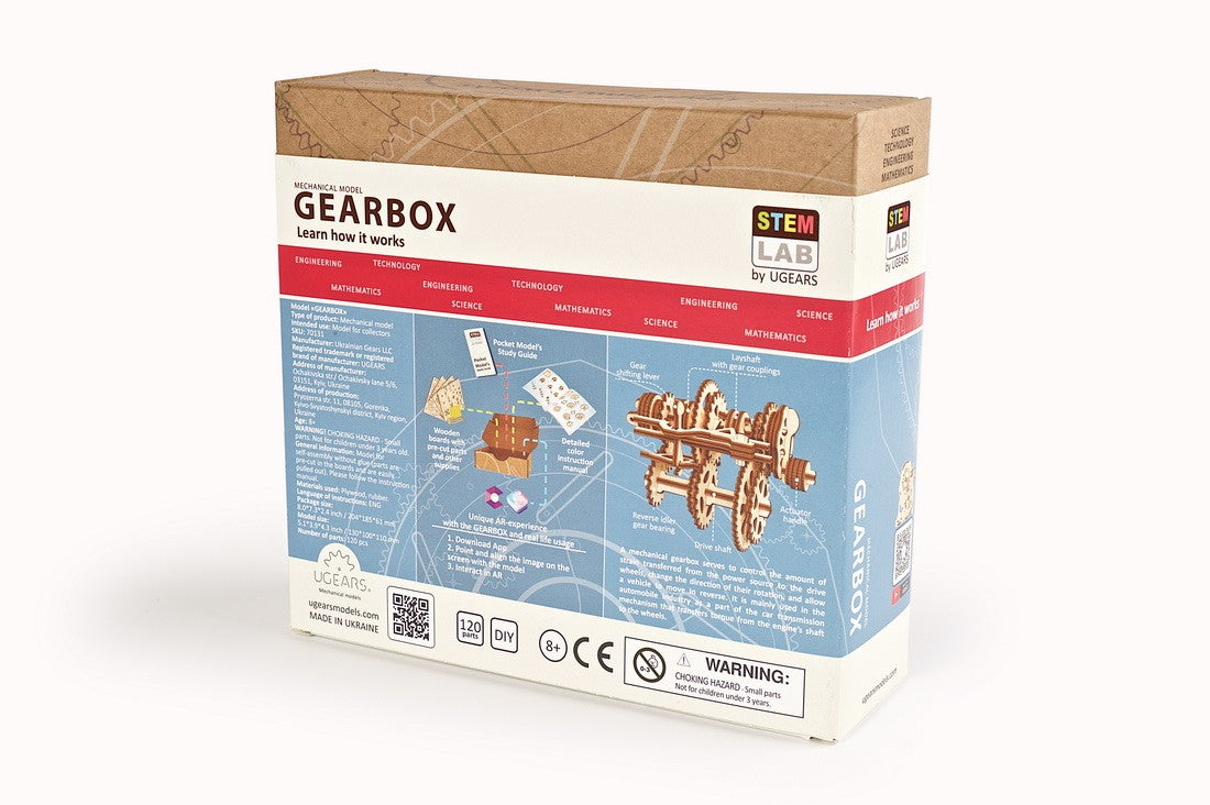 UGears STEM Lab - Gearbox    