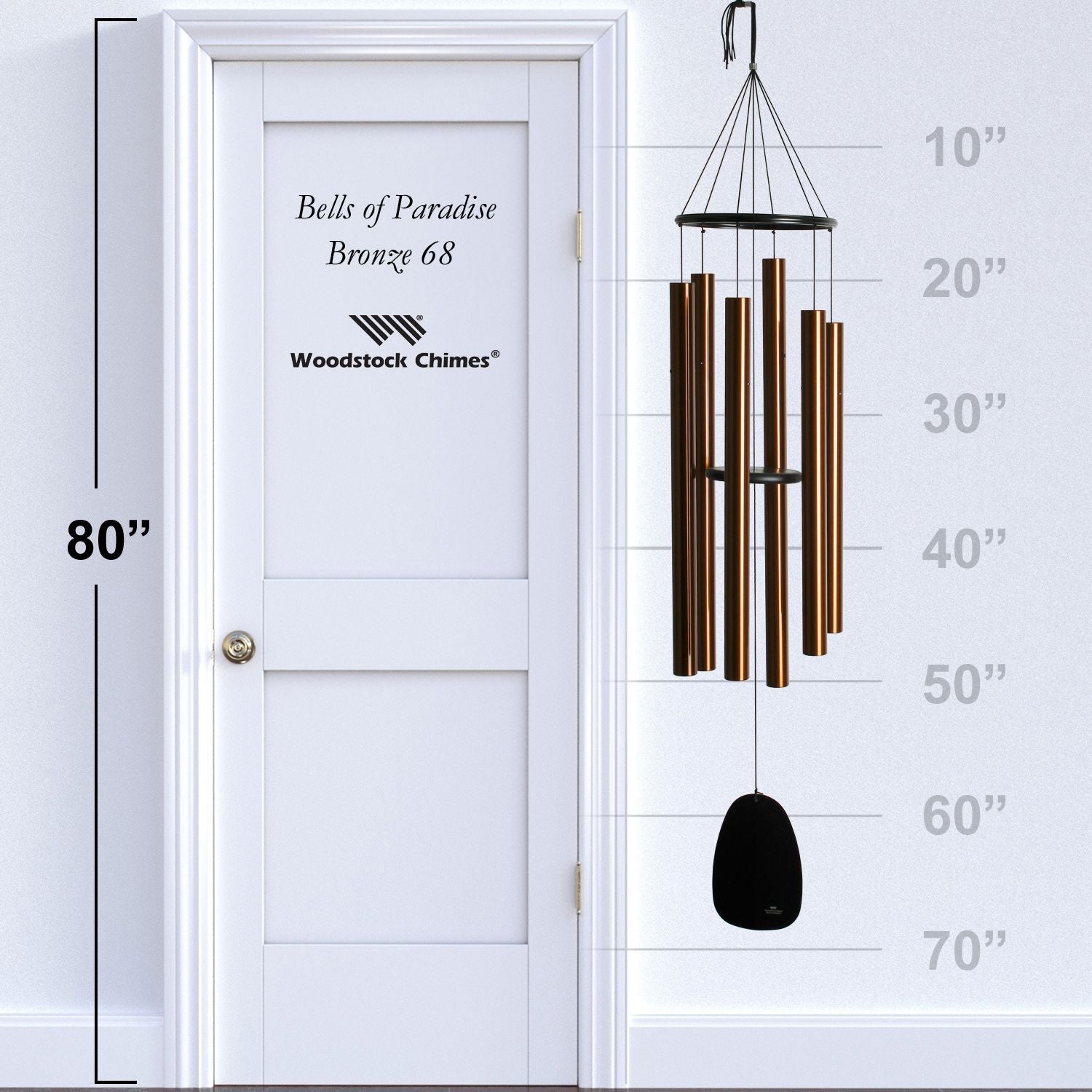 Bells of Paradise 68" - Bronze    