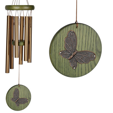 Habitats Chime - Green Butterfly    