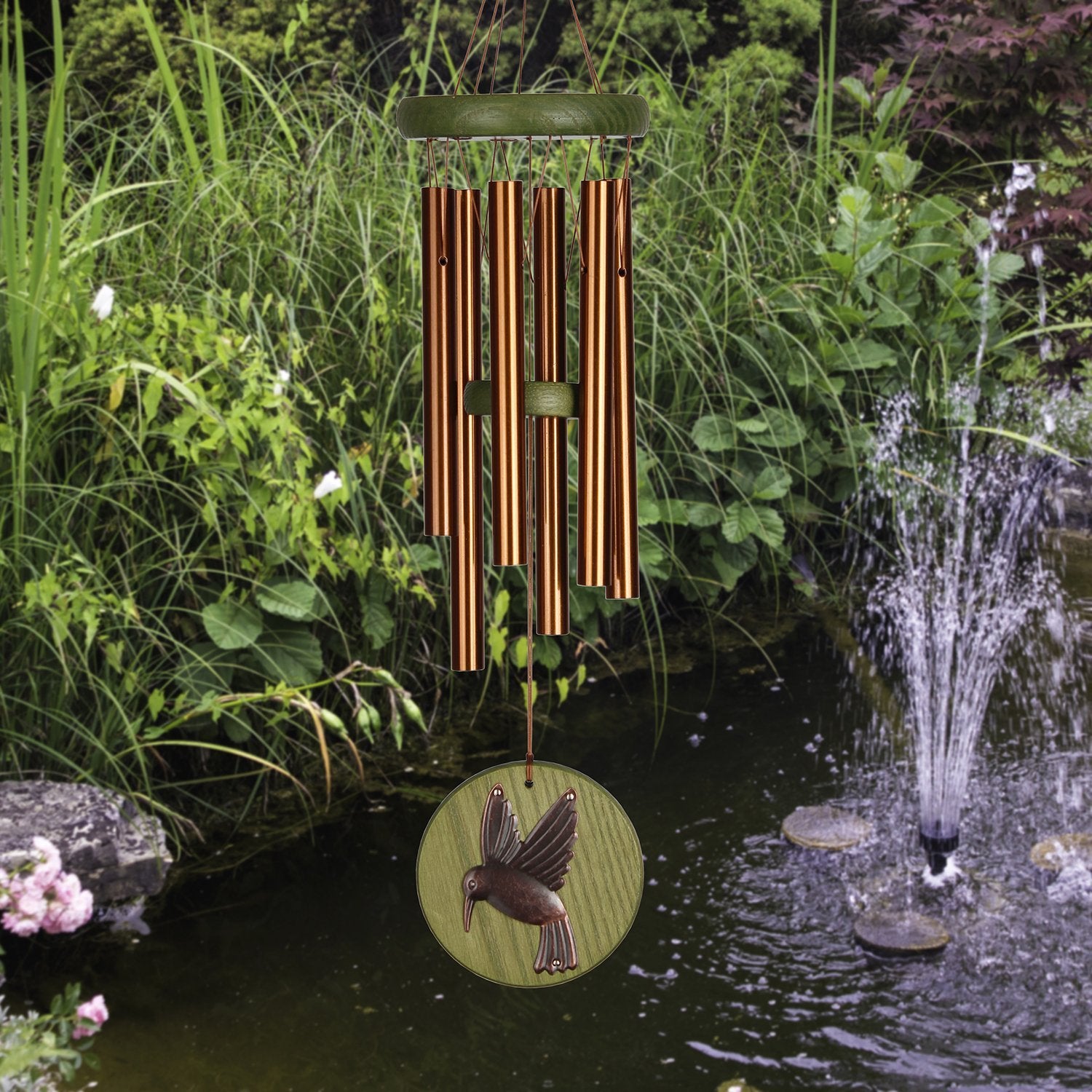 Habitats Chime - Green Hummingbird    