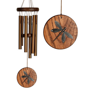 Habitats Chime - Teak Dragonfly    