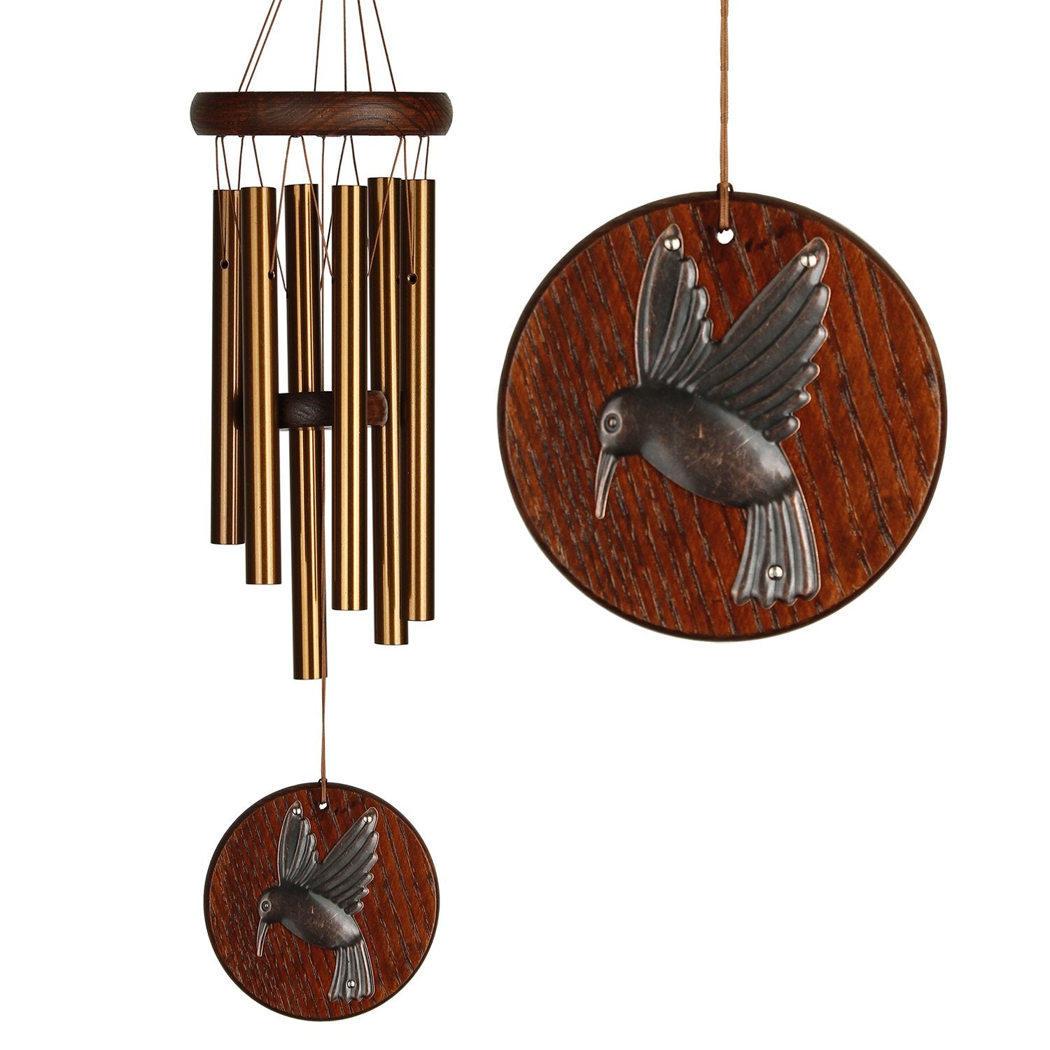 Habitats Chime - Teak Hummingbird    