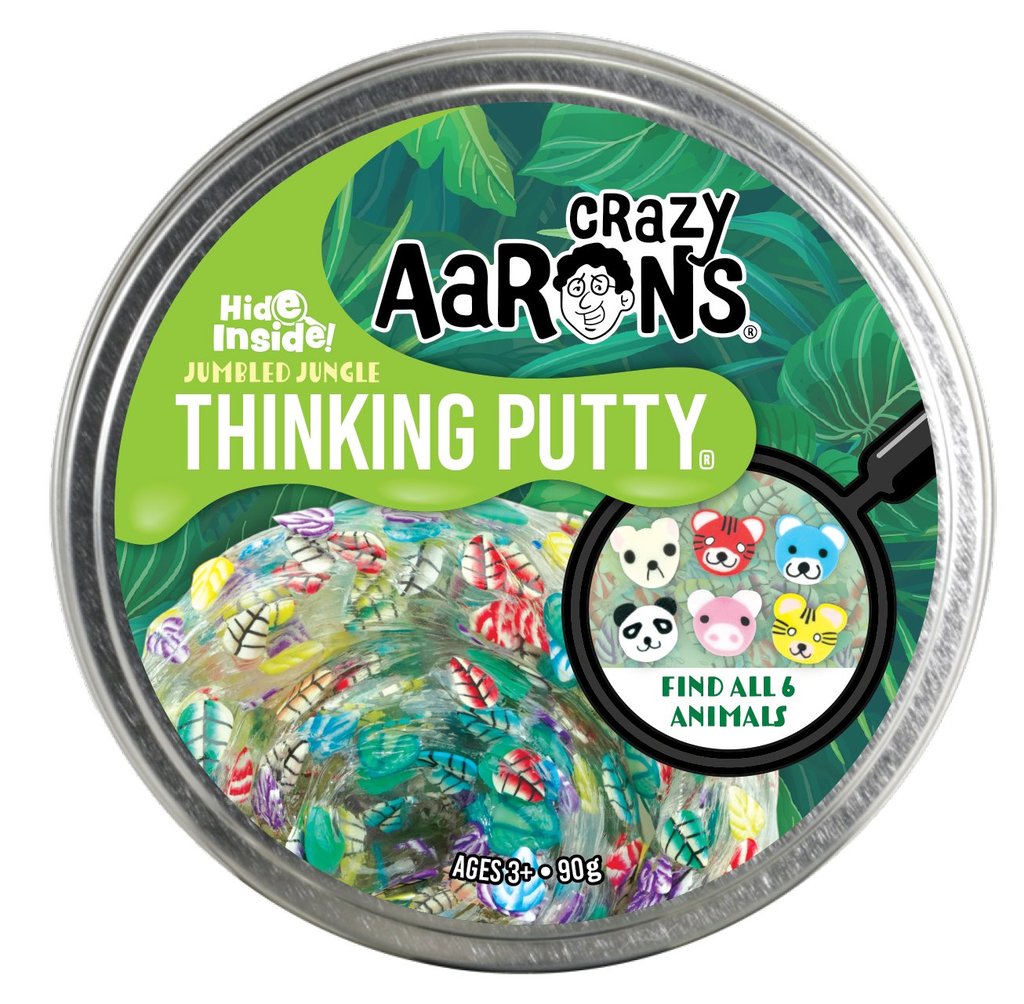 Crazy Aaron's Jumbled Jungle - Hide Inside Thinking Putty    