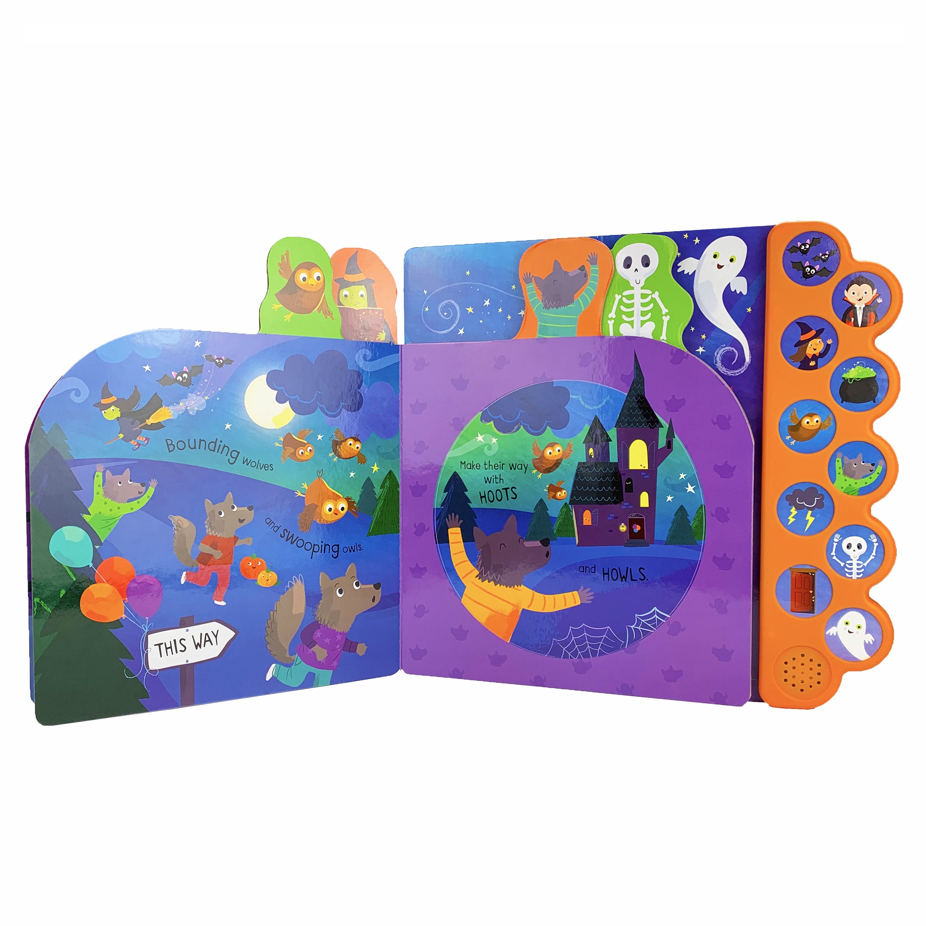 Hoot Howl Halloween - 10 Spooky Sounds Book    