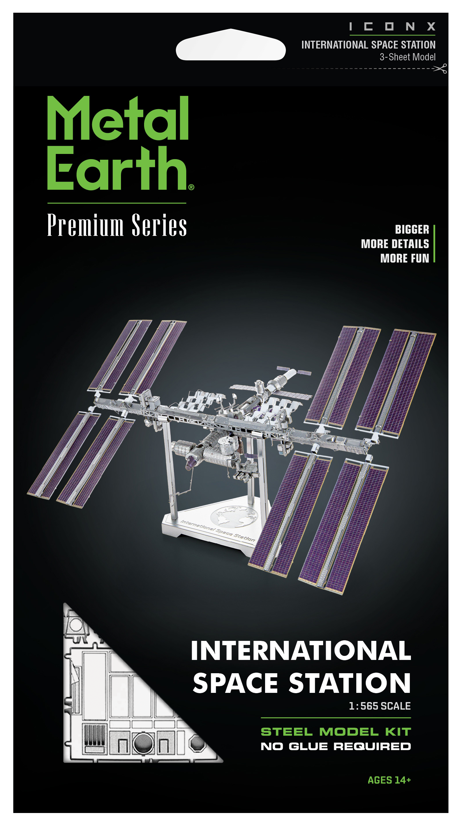 Metal Earth Iconx - International Space Station    