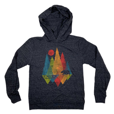 Shard Pines - Kids Hooded Long Sleeve T-Shirt BLACK XS  3256814.1