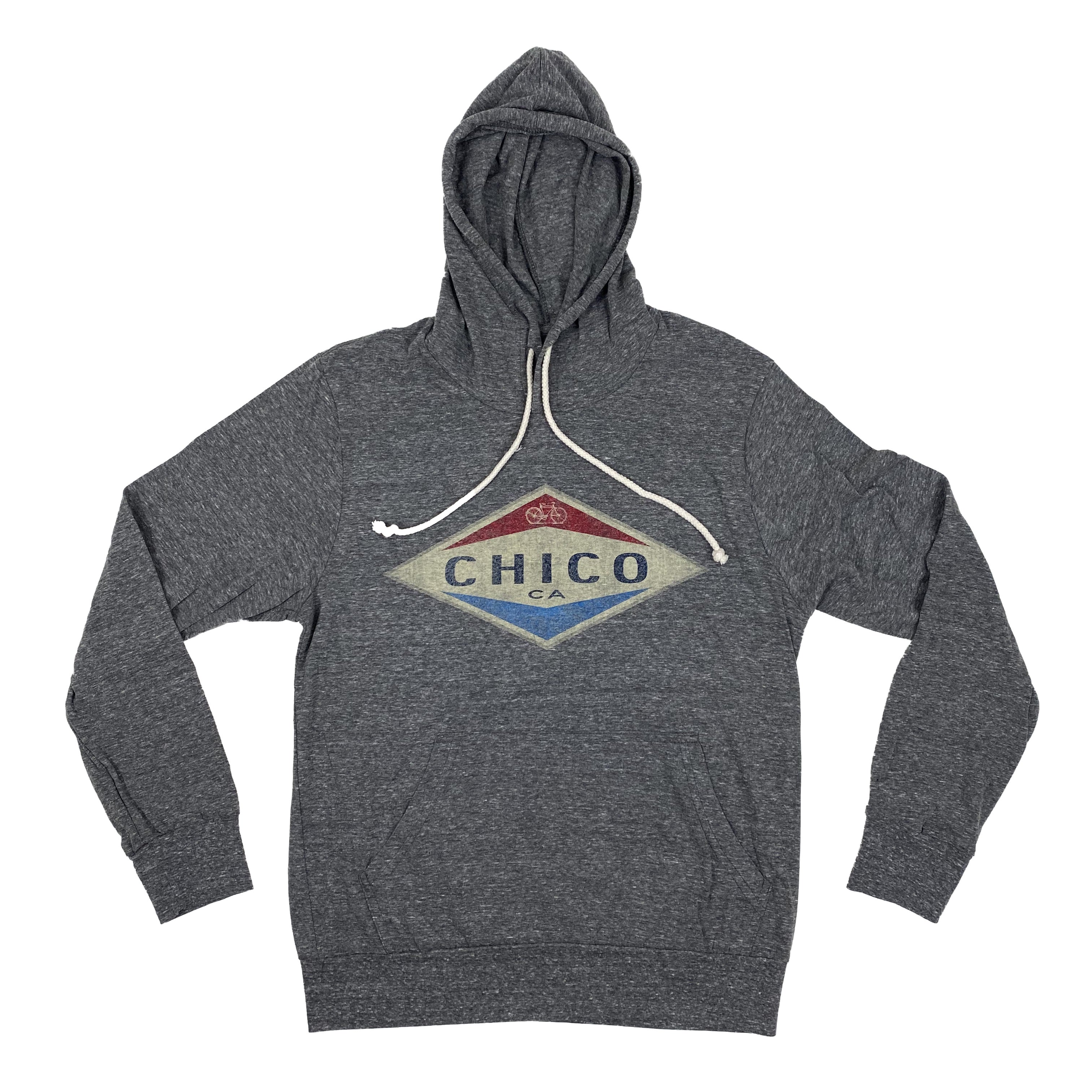 Slick Valve Bike - Chico Hooded Long Sleeve T-Shirt HEATHER GRAY S  3234283.11