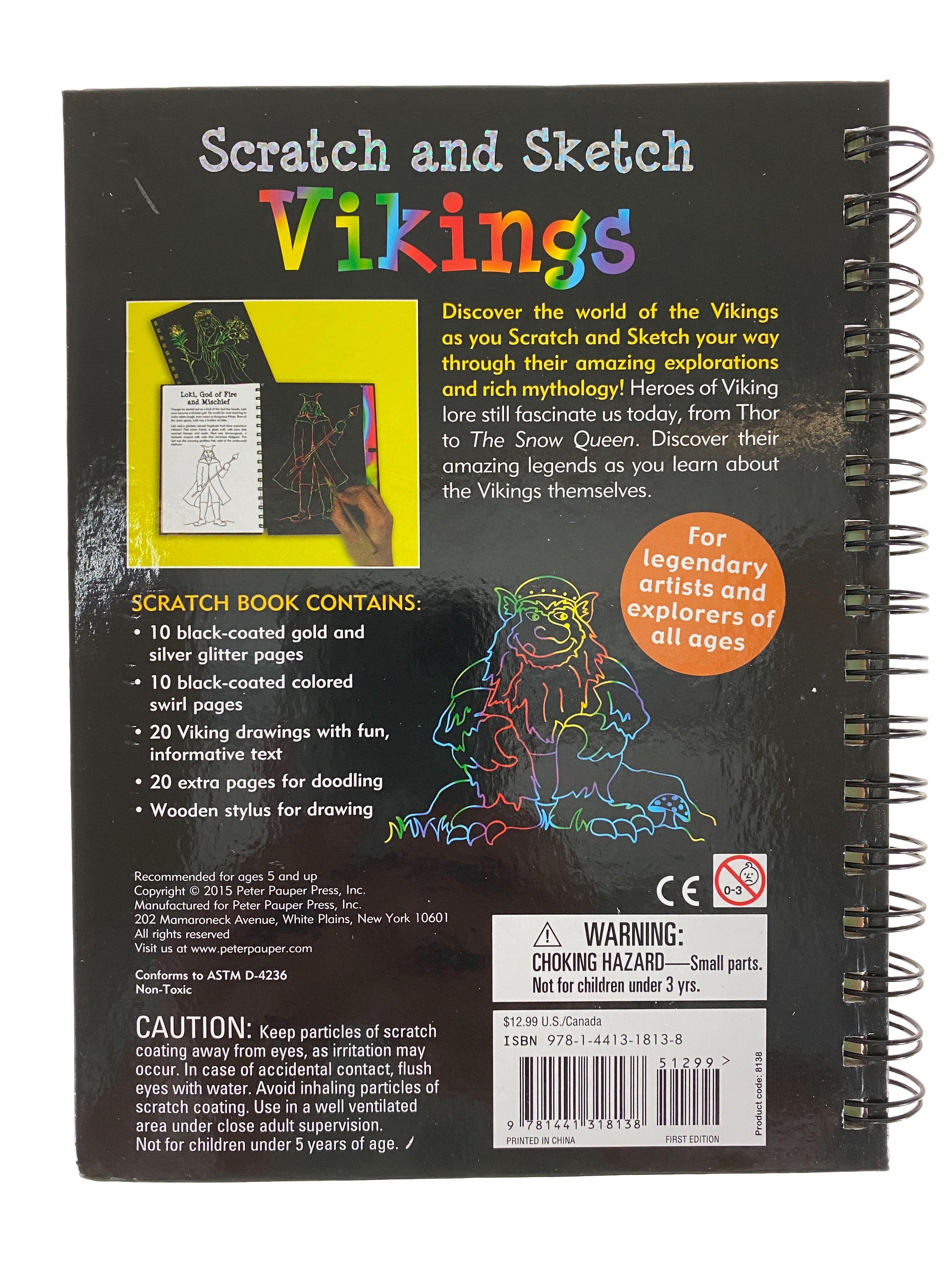 Scratch And Sketch Vikings    