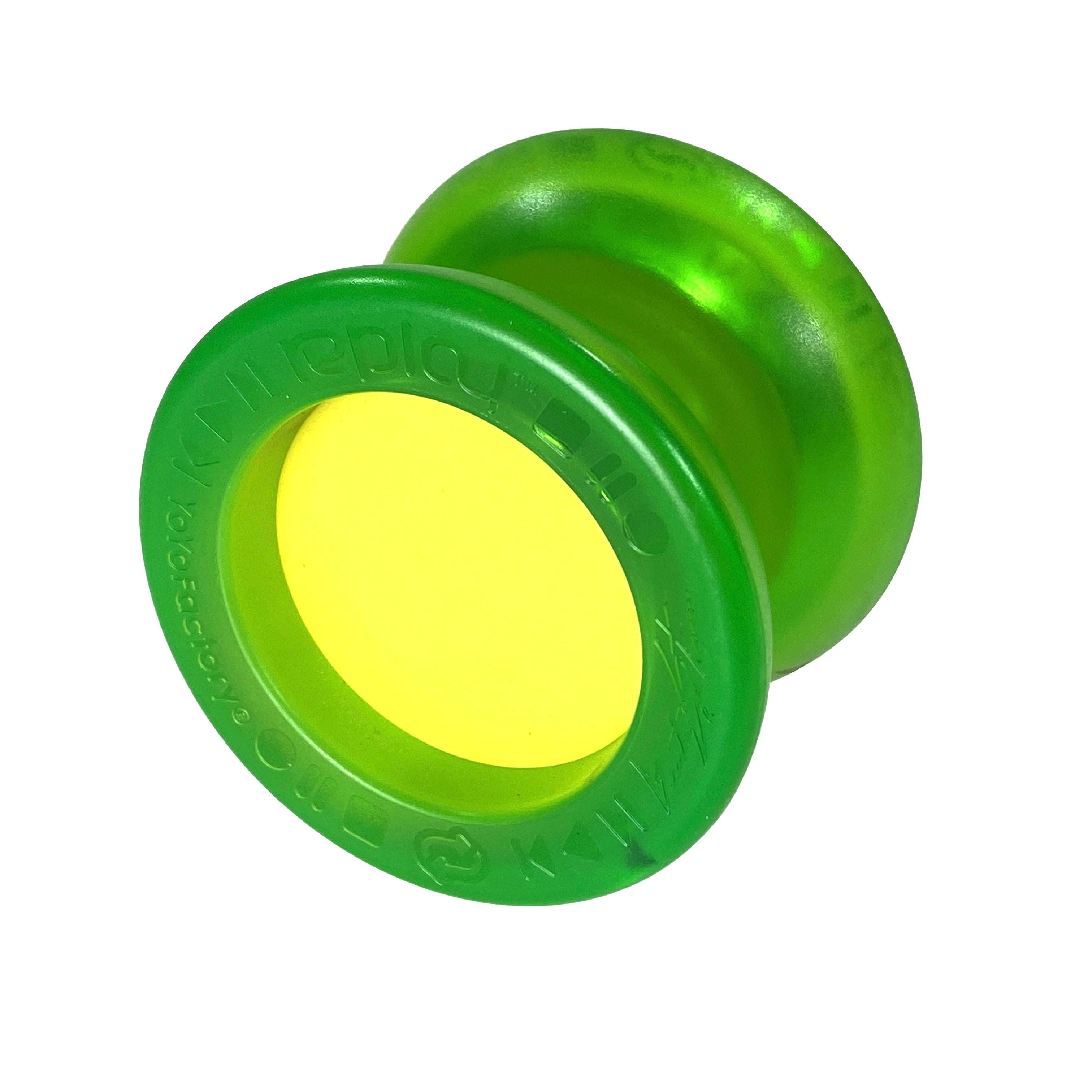 YoYoFactory Replay Pro GREEN-YELLOW CAP   3228589.32