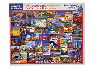 Best Places In Canada 1000 Piece Puzzle    