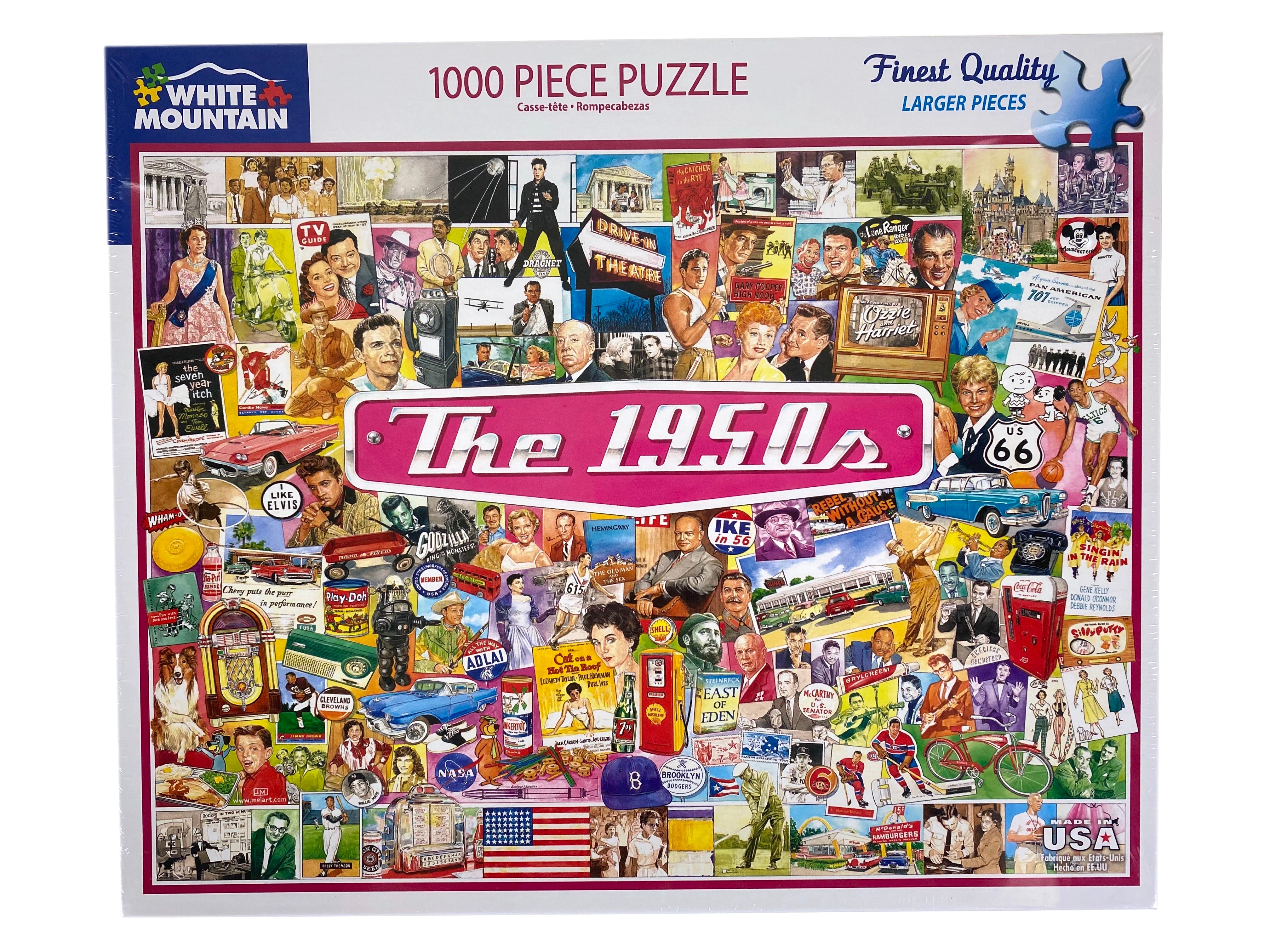 The 1950s 1000 Piece Puzzle    