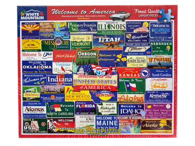 Welcome To America 1000 Piece Puzzle    