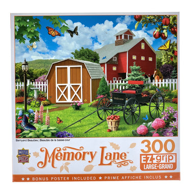 Barnyard Beauties 300 Piece Large Format Memory Lane Puzzle