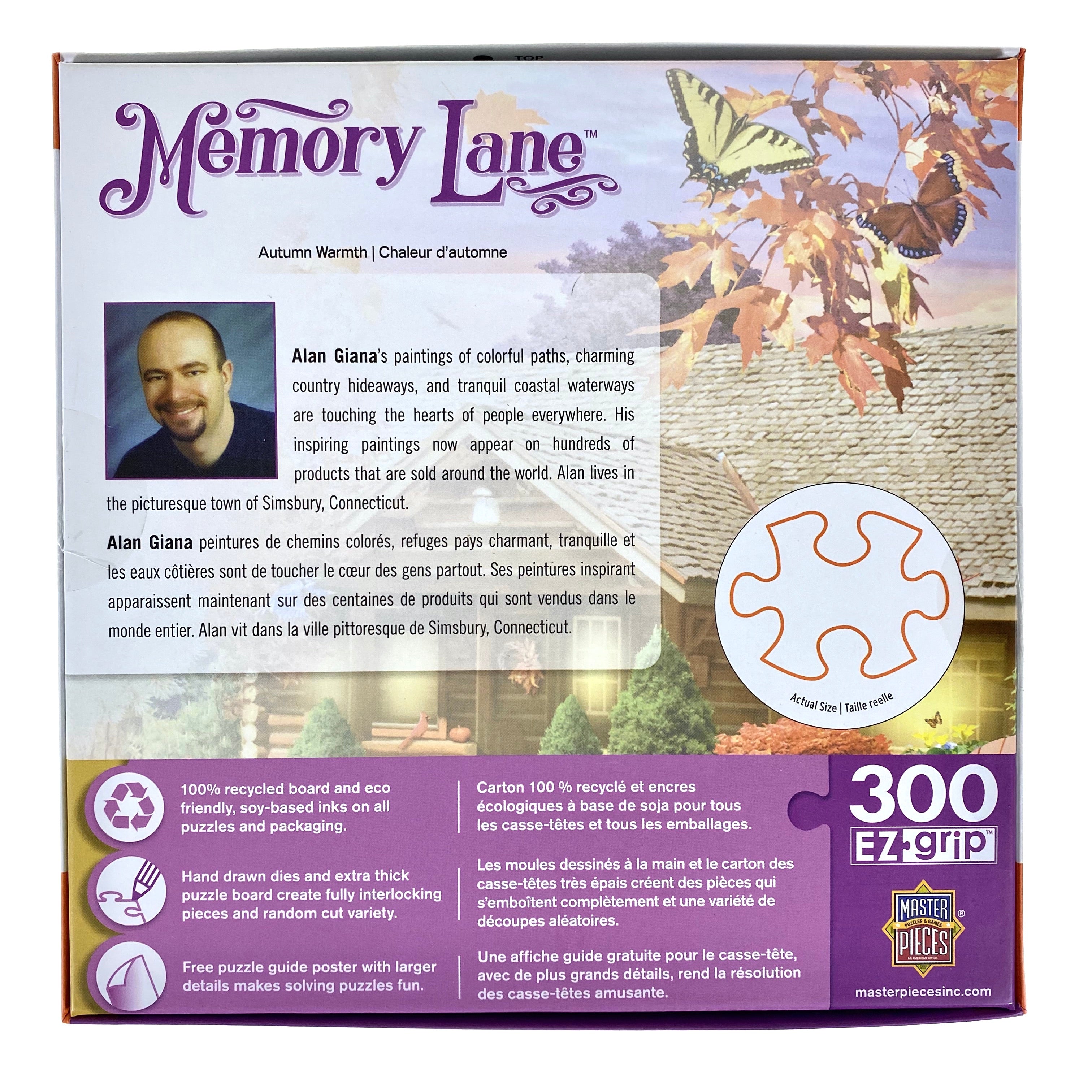Autumn Warmth 300 Piece Large Format Memory Lane Puzzle    