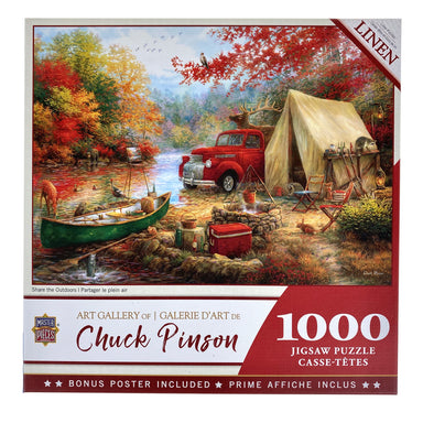 Share The Outdoors - 1000 Piece Chuck Pinson Puzzle    