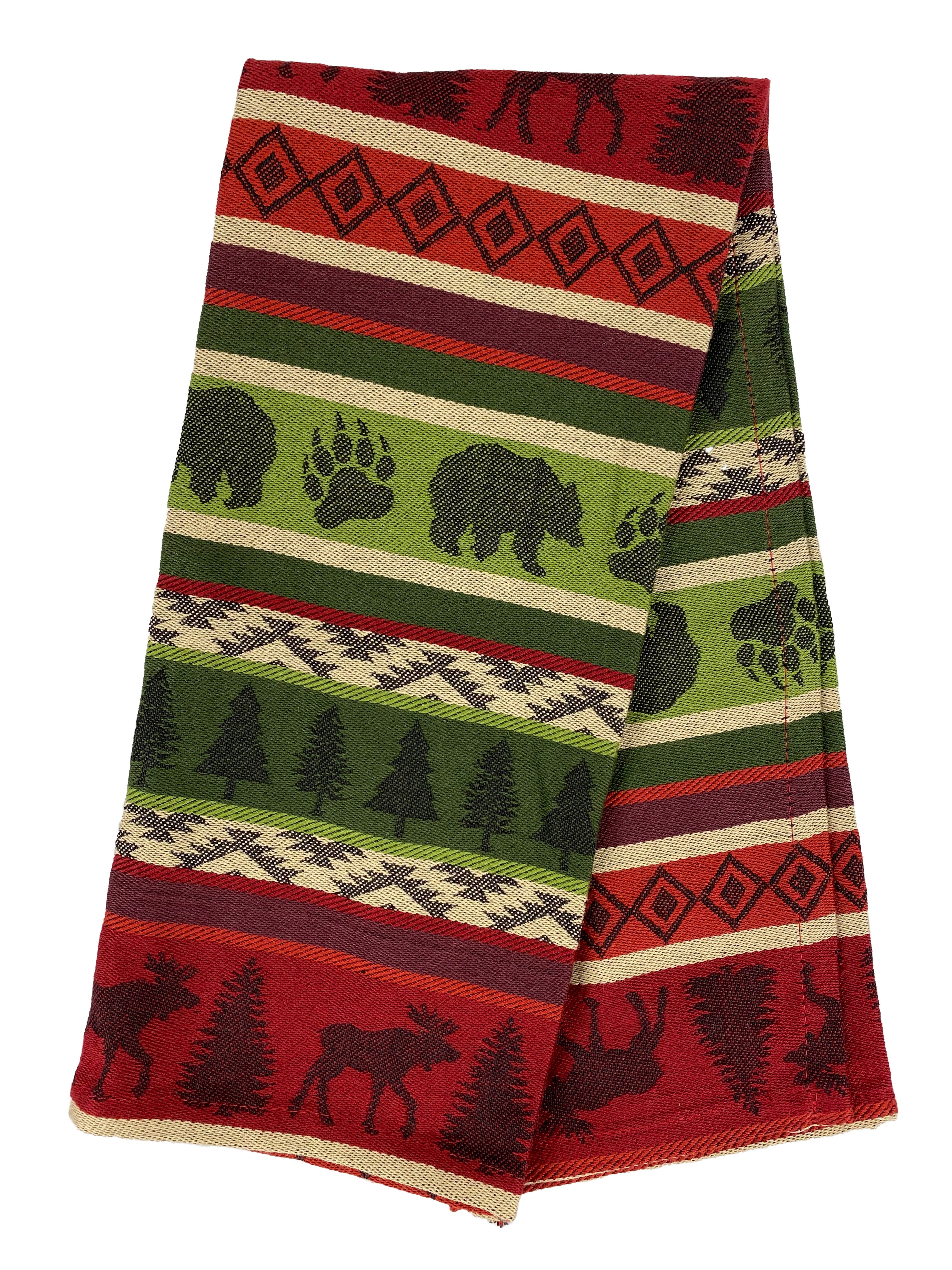 Mountain Woodland Jacquard Dishtowel    