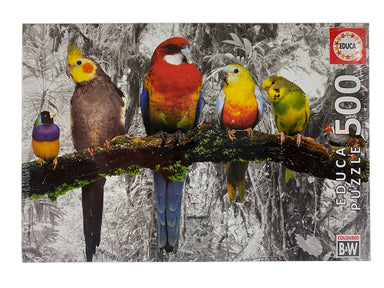 Birds On The Jungle 500 Piece Puzzle    