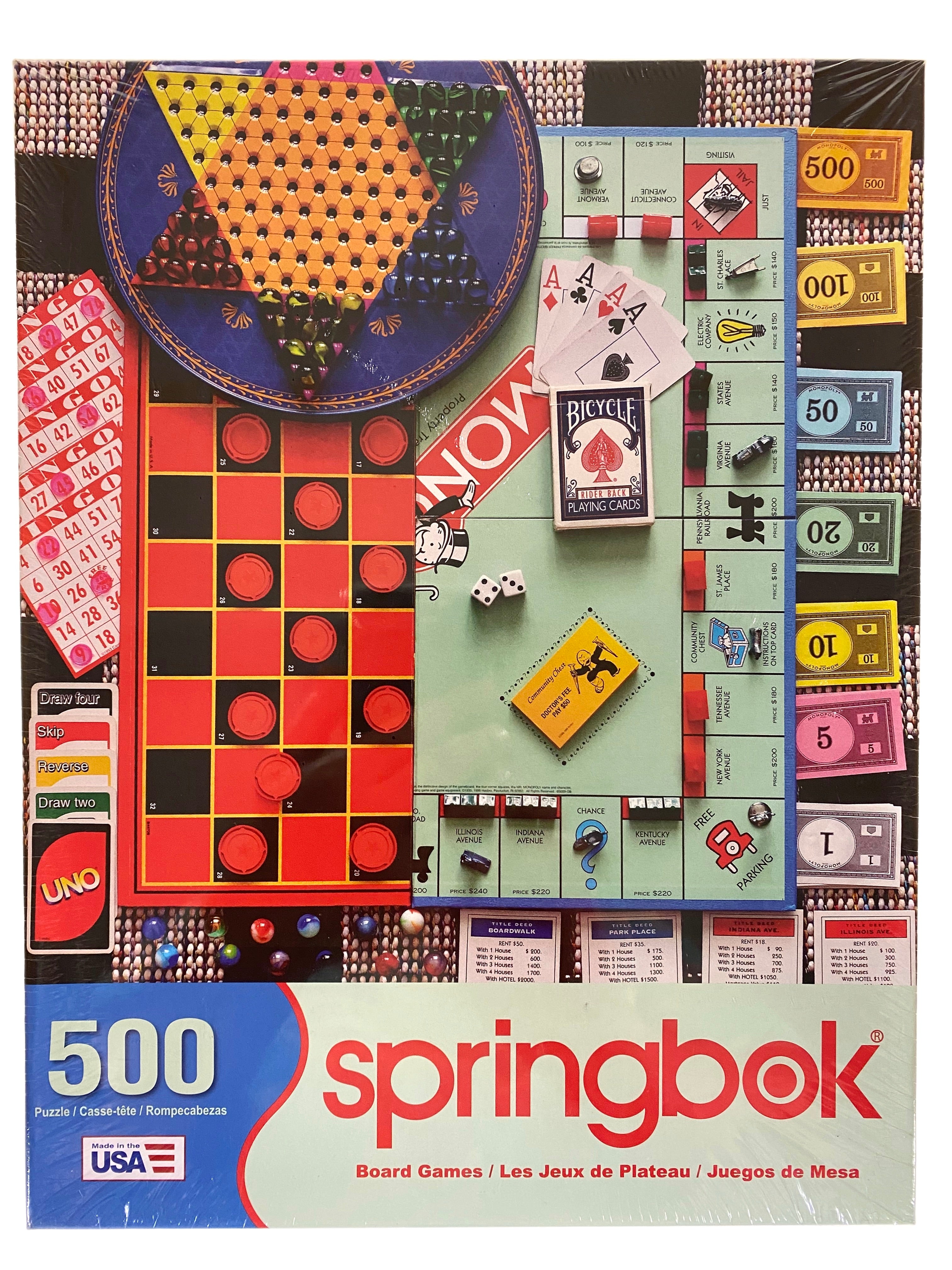 Board Games 500 Piece Puzzle    