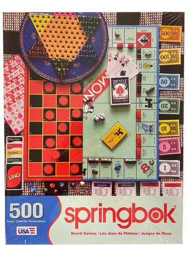 Board Games 500 Piece Puzzle    