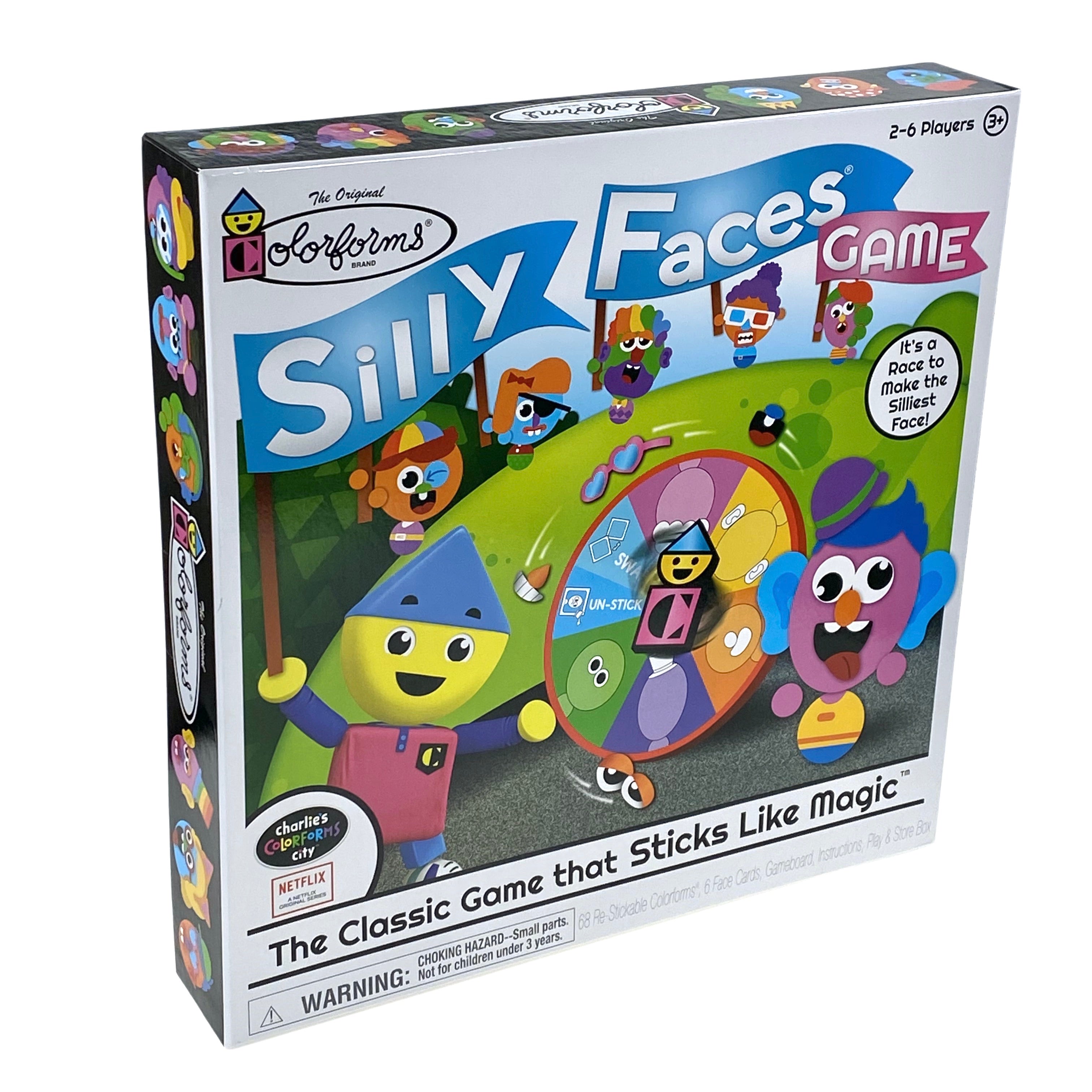 Colorforms Silly Faces Game    