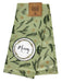 Merry Little Wreath Applique Dishtowel    
