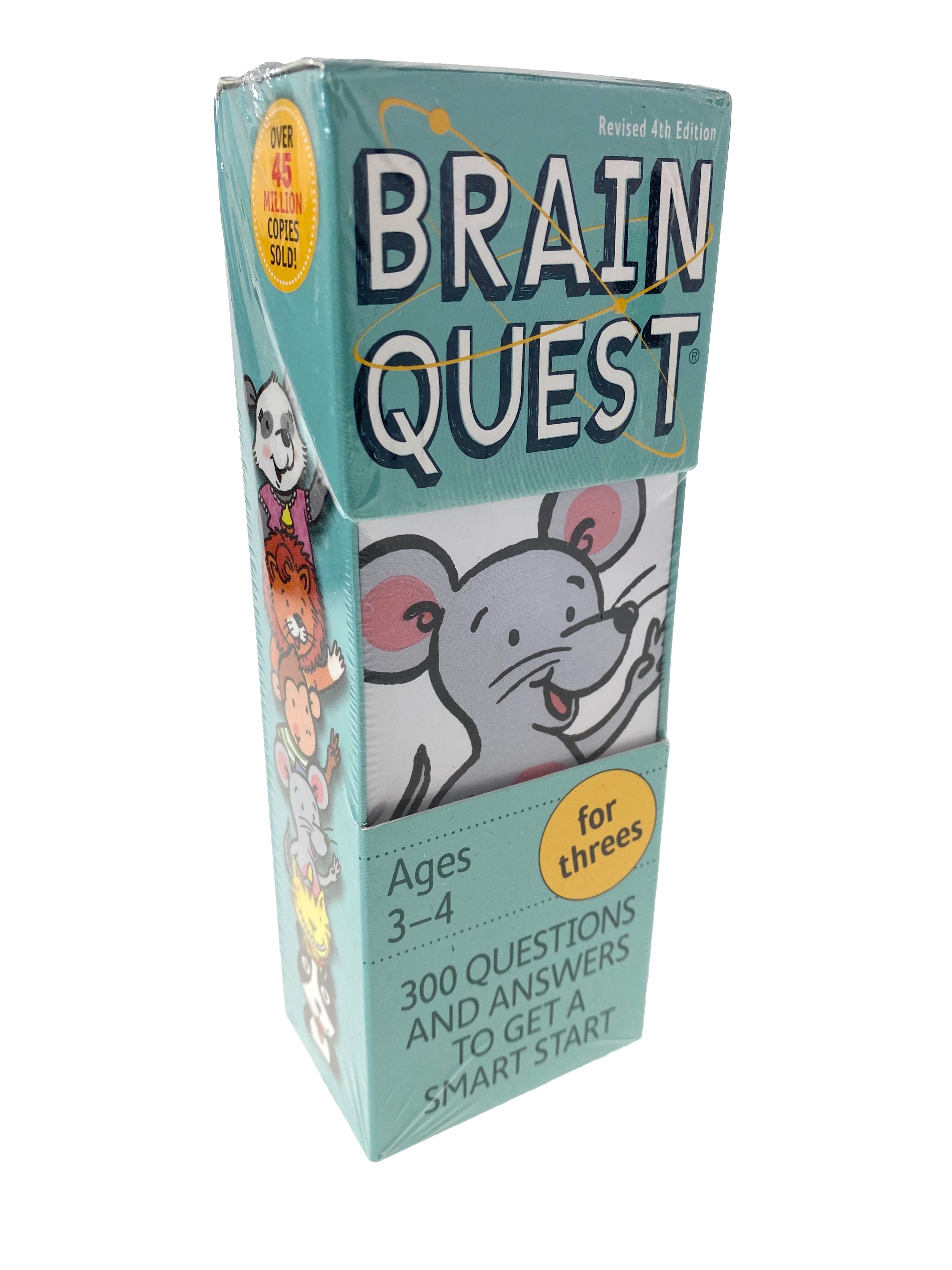 Brain Quest - For Threes Ages 3-4    