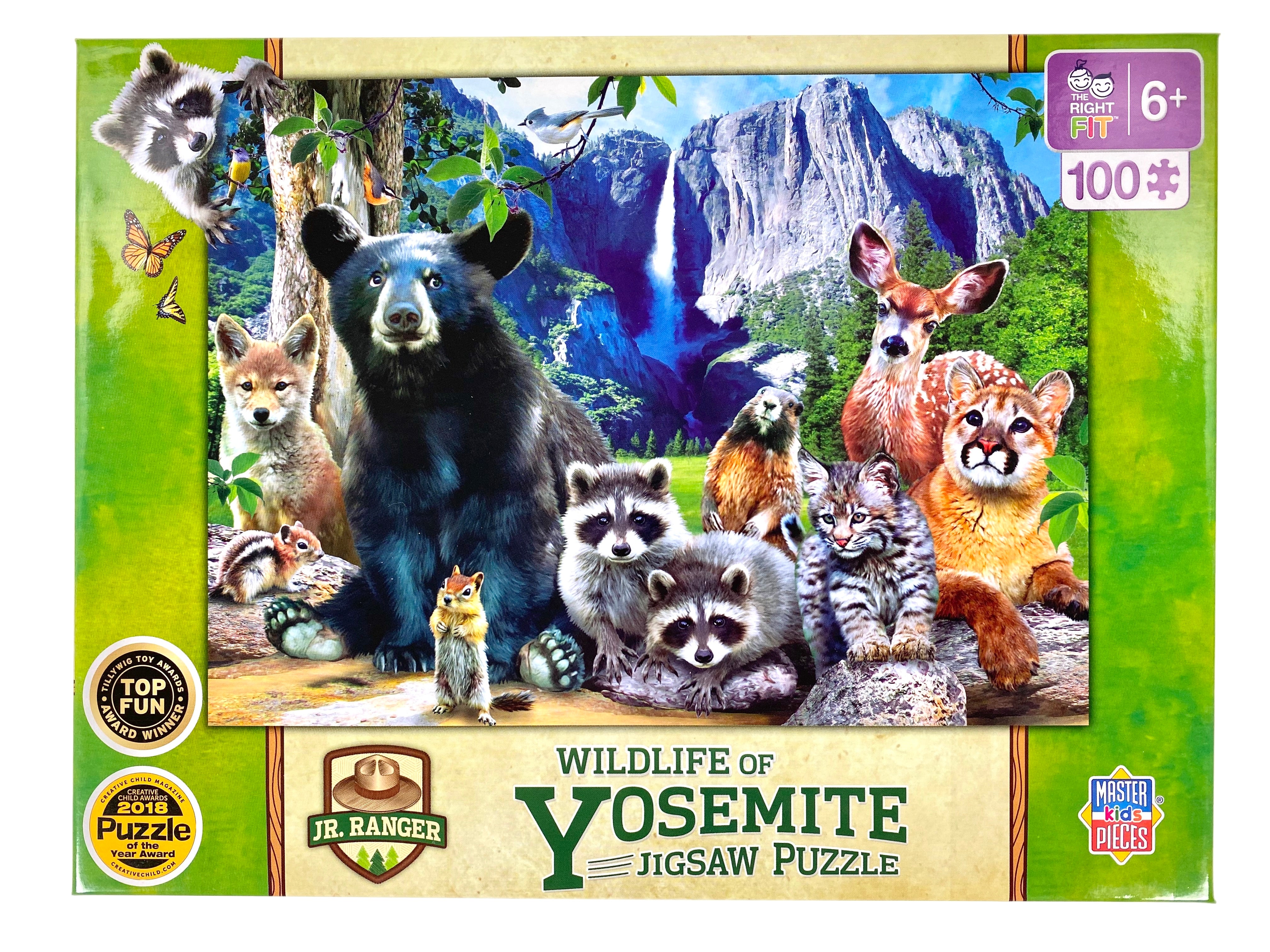 Wildlife Of Yosemite Jigsaw 100 Piece Puzzle    