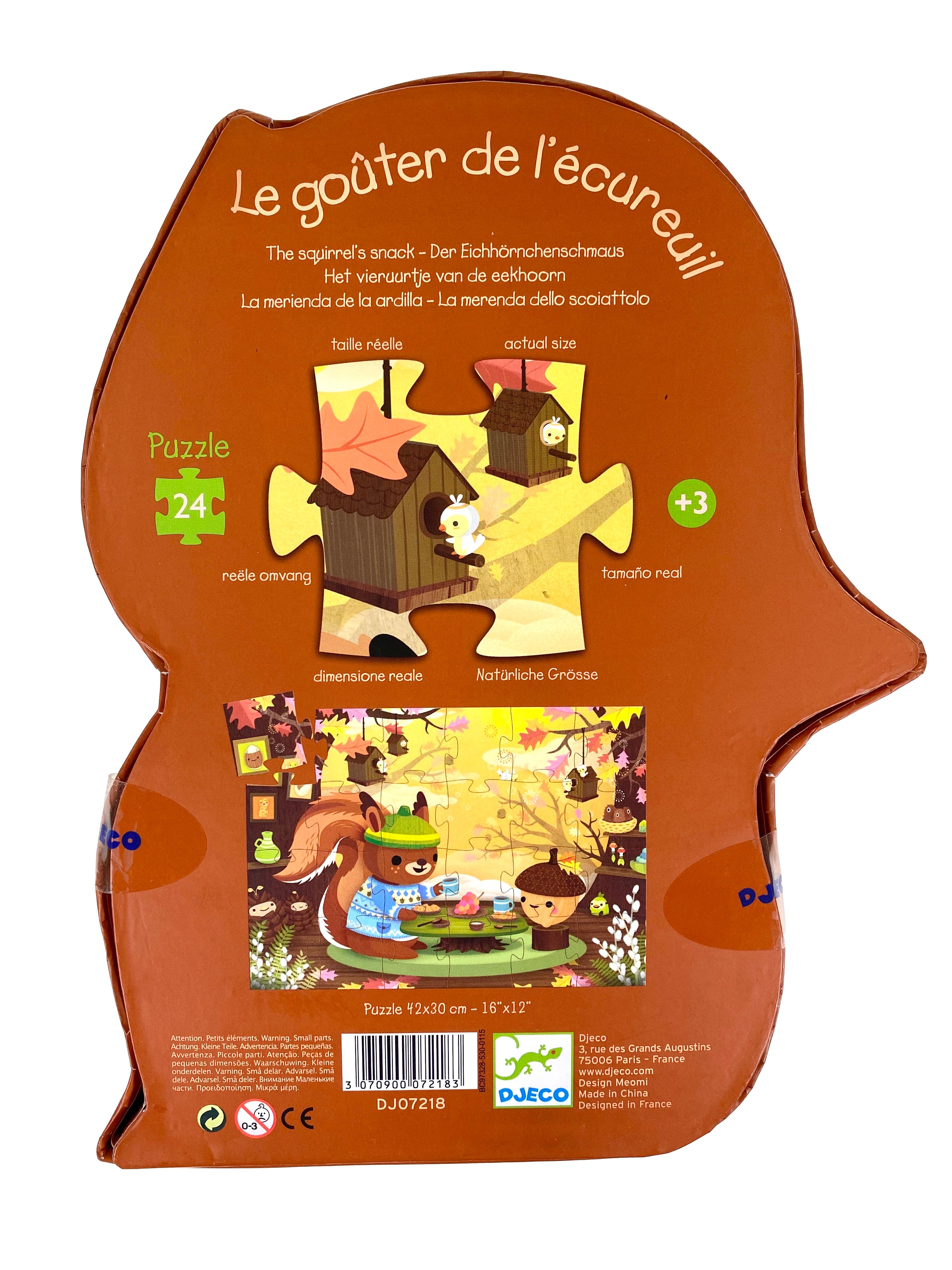 Squirrel Snack 24 Piece Puzzle    