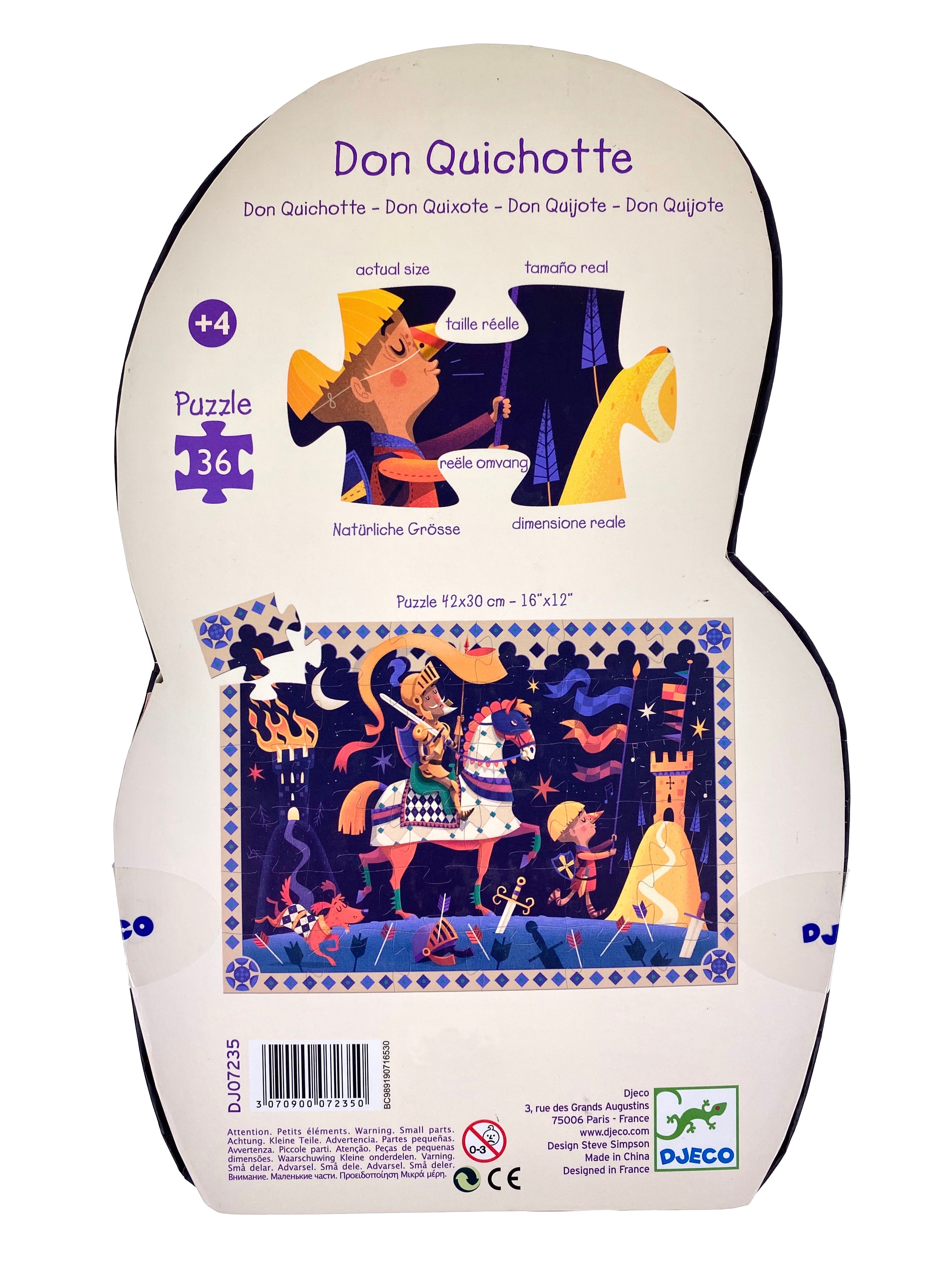 Don Quixote 36 Piece Puzzle    