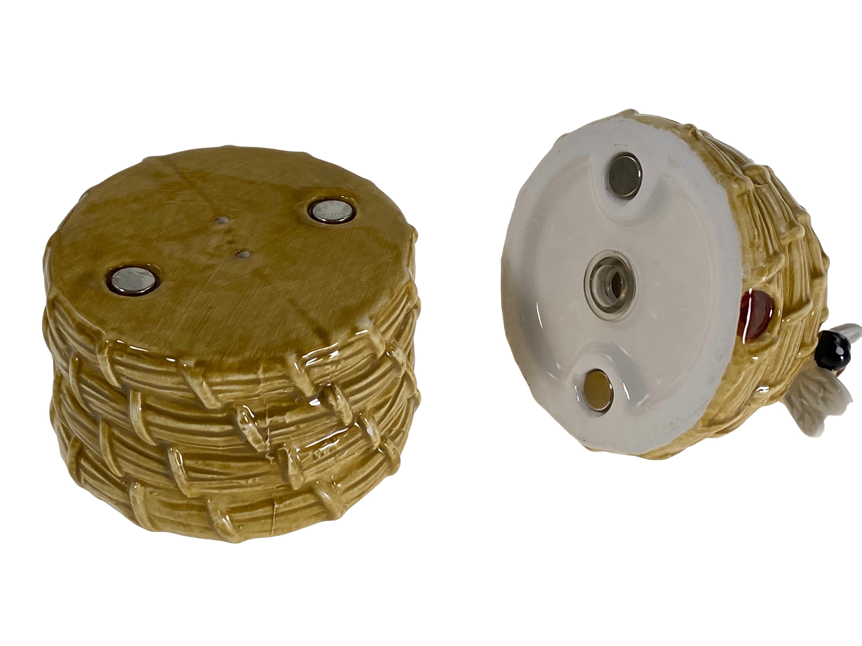 Bee Hive Salt And Pepper Shakers    