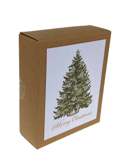 Boxed Christmas Cards - Christmas Tree Scrolls    