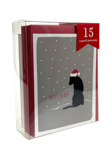 Small Boxed Christmas Cards - Naughty Or Nice?    