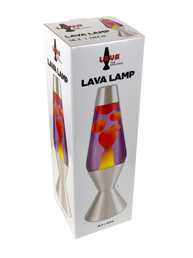 Lava Lamp - 16.3" Orange-Purple