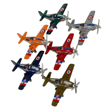 Diecast Fighter Plane (Single) - Random Color