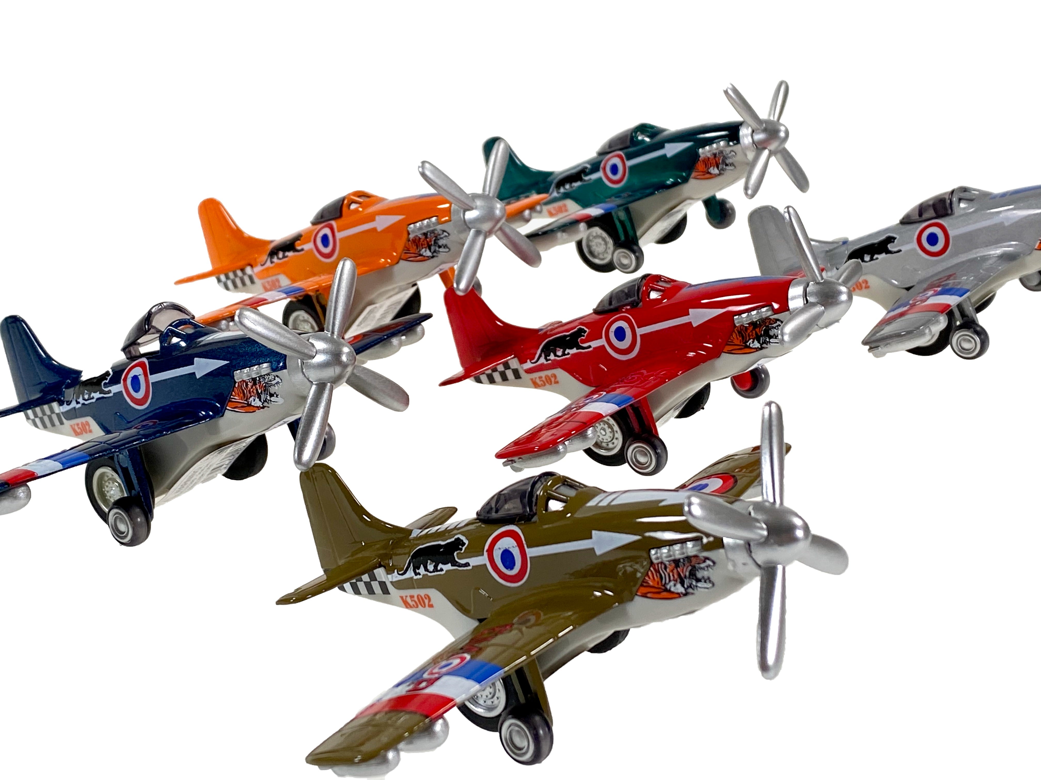 Diecast Fighter Plane (Single) - Random Color