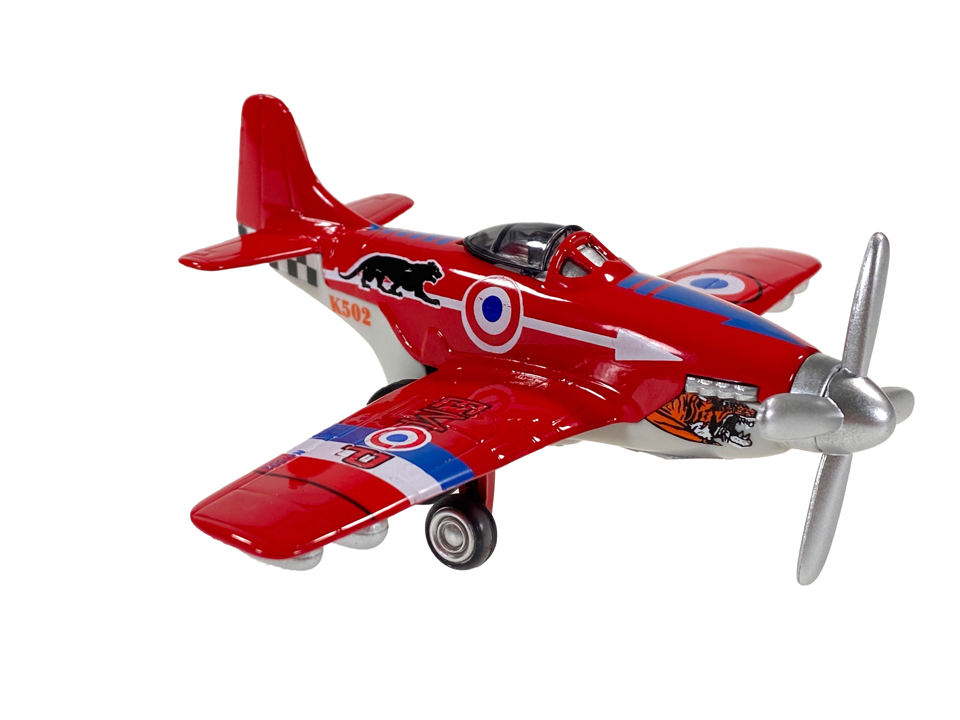 Diecast Fighter Plane (Single) - Random Color