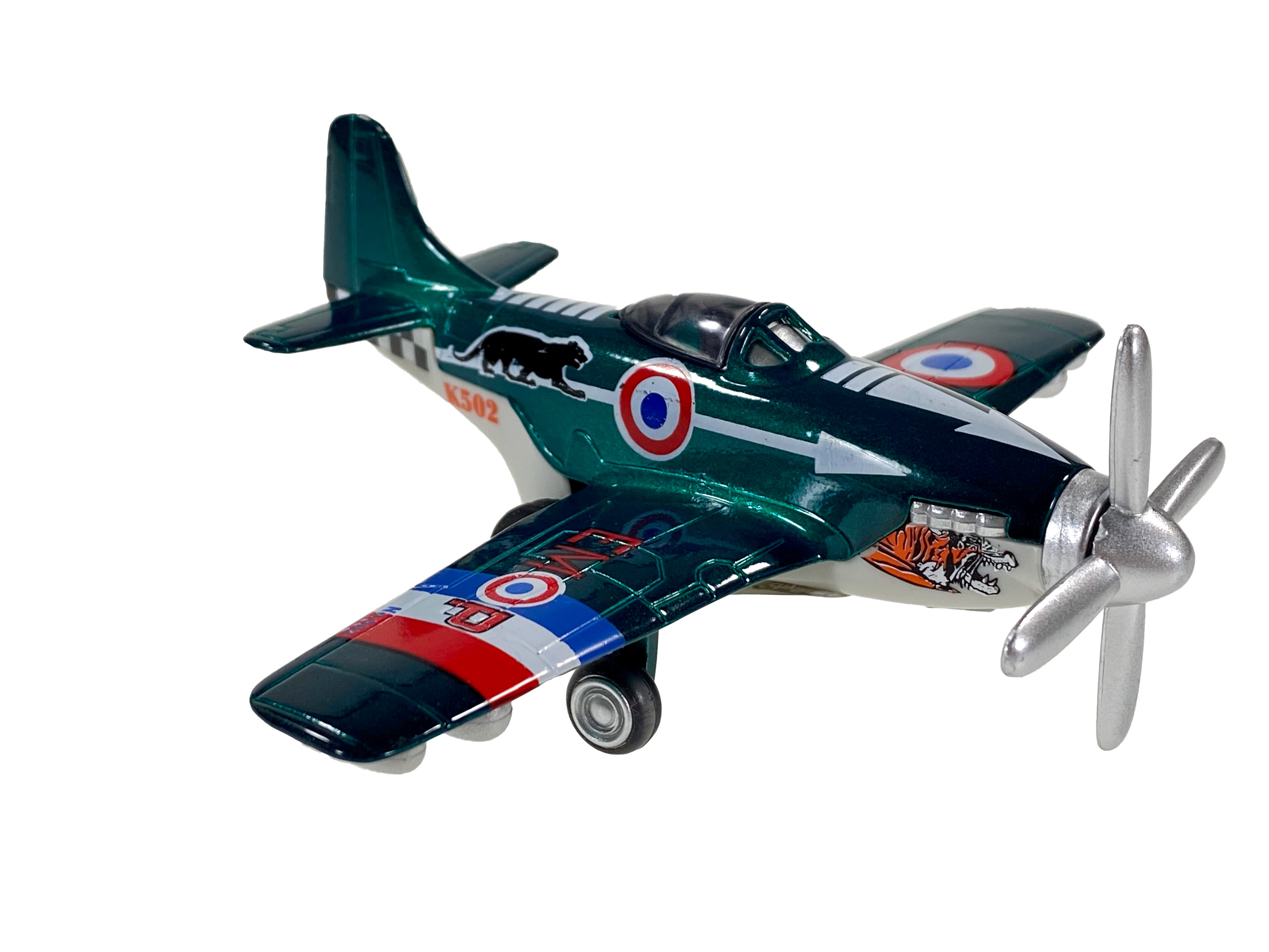 Diecast Fighter Plane (Single) - Random Color