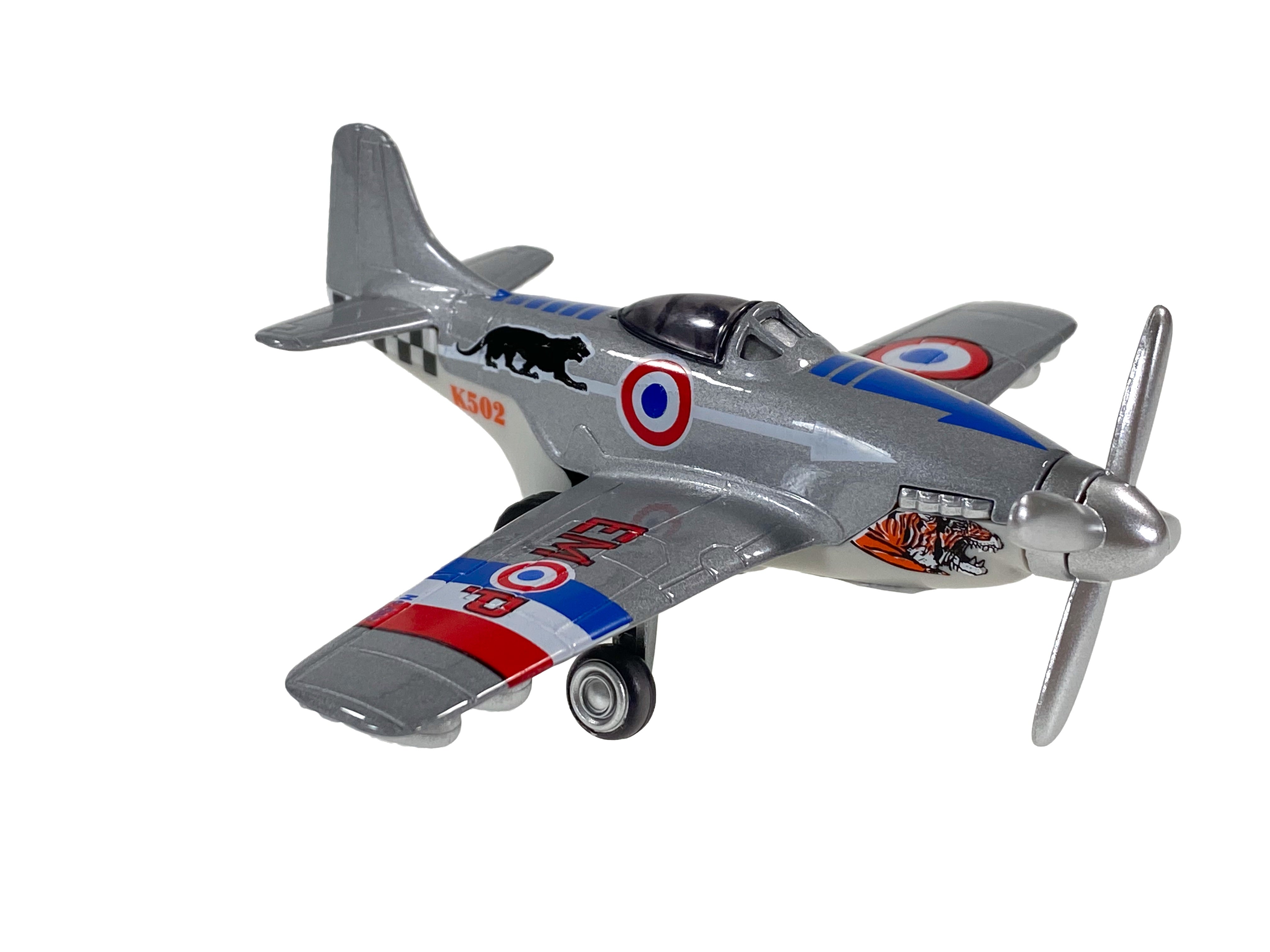 Diecast Fighter Plane (Single) - Random Color