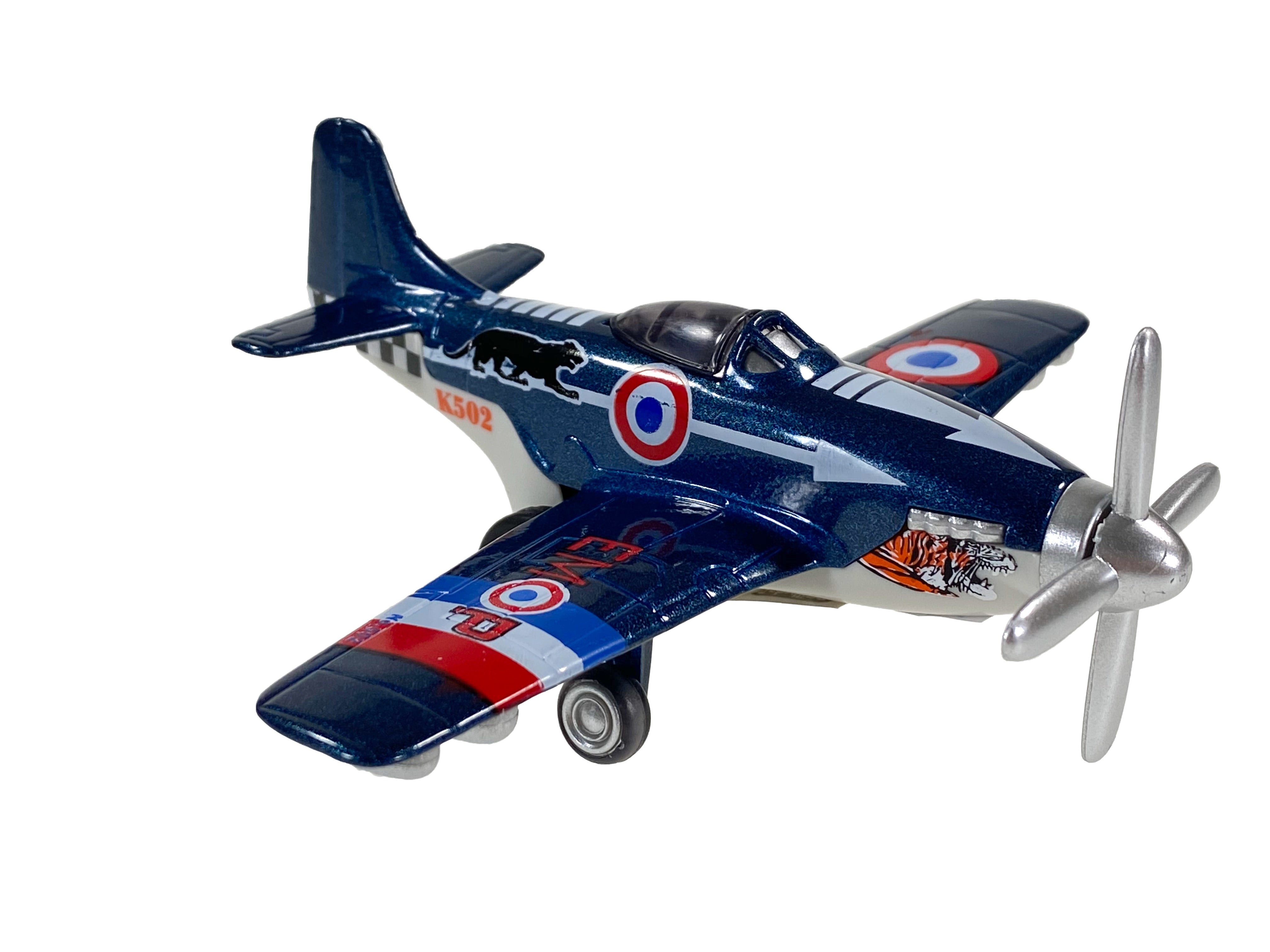 Diecast Fighter Plane (Single) - Random Color