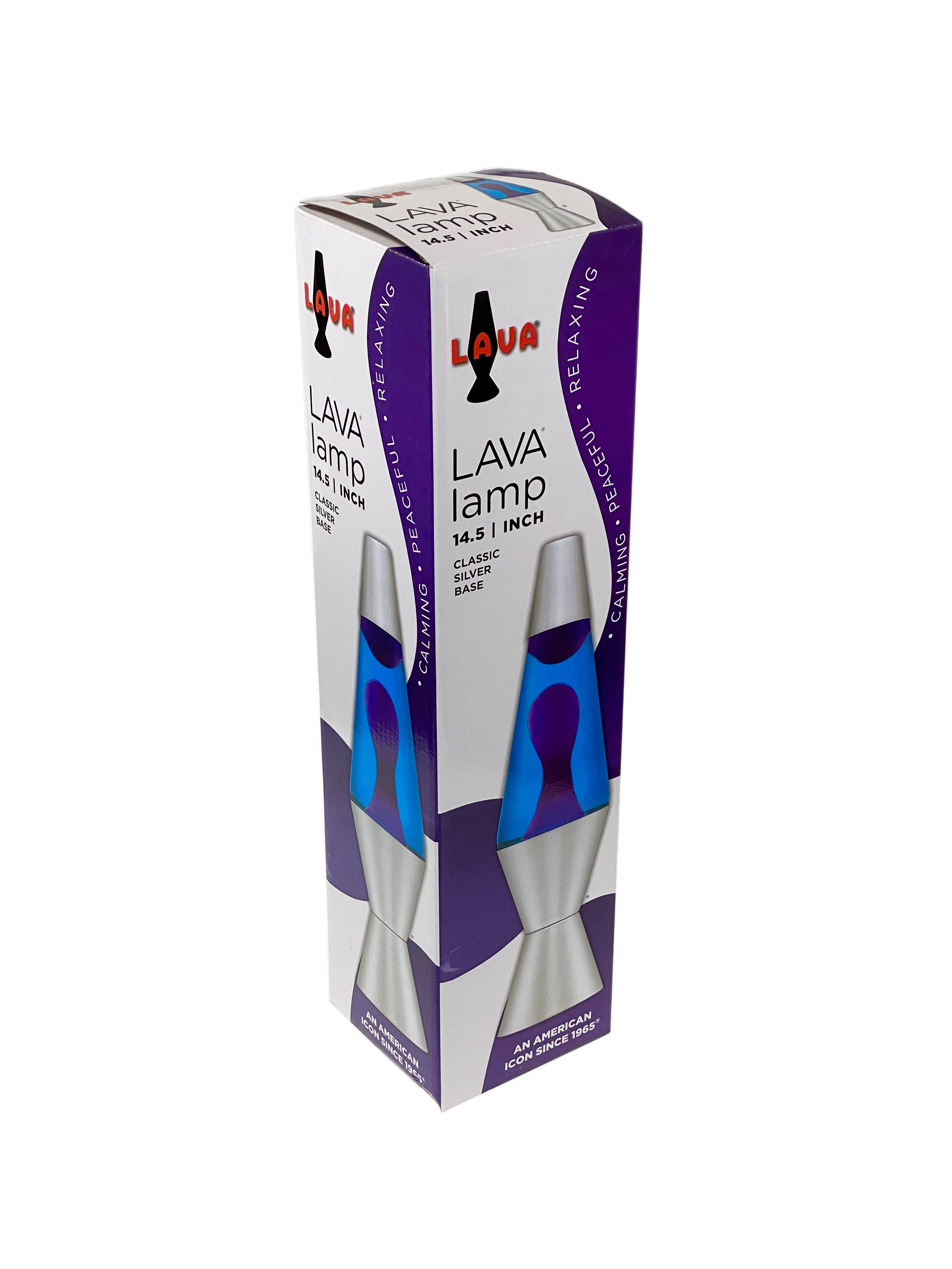 Lava Lamp - 14.5" Purple And Blue    