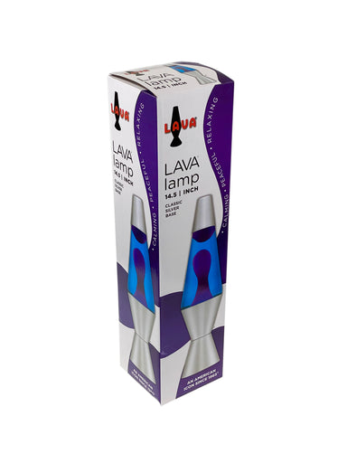 Lava Lamp - 14.5" Purple And Blue    