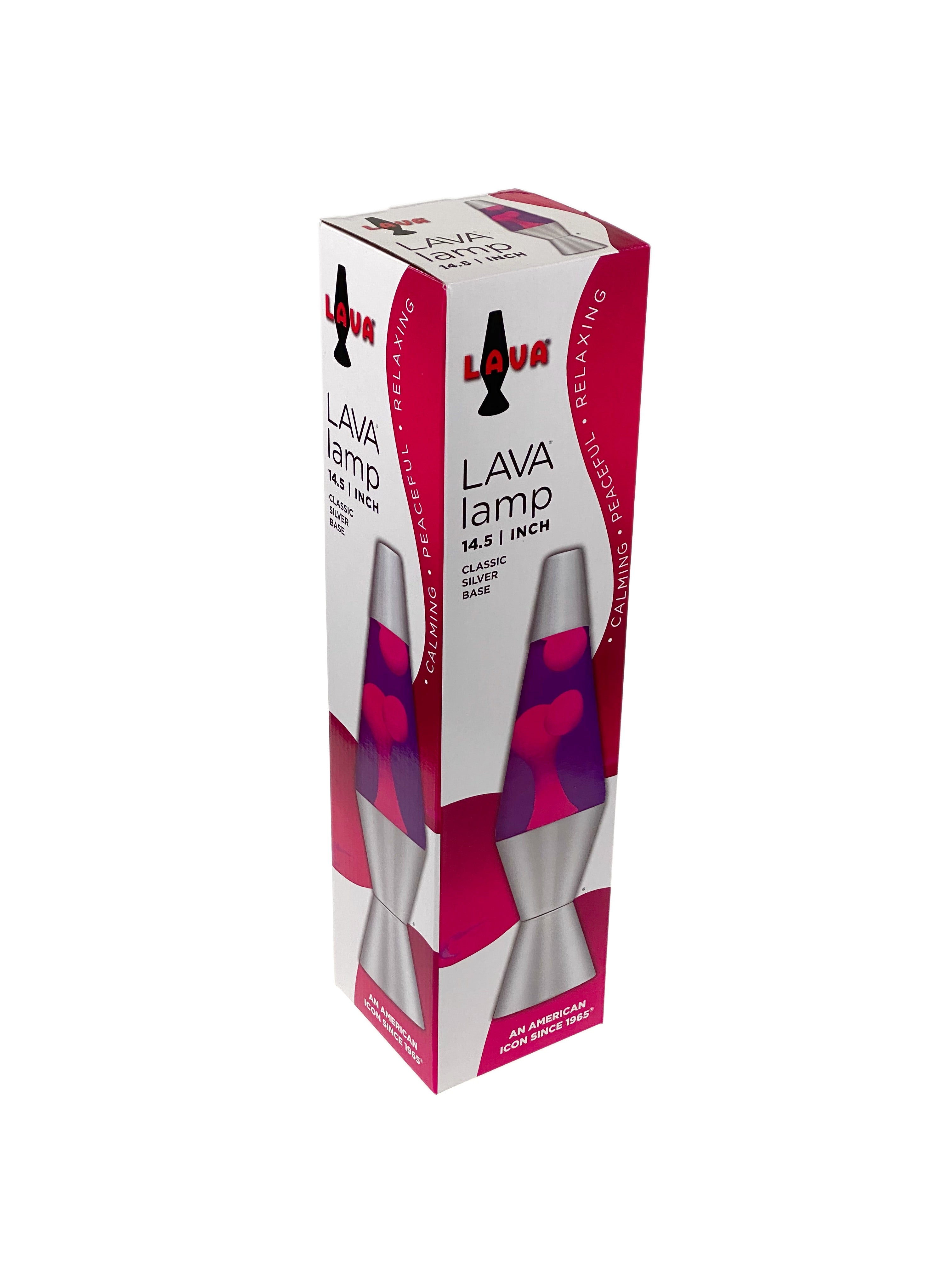 Lava Lamp - 14.5" Purple And Pink    