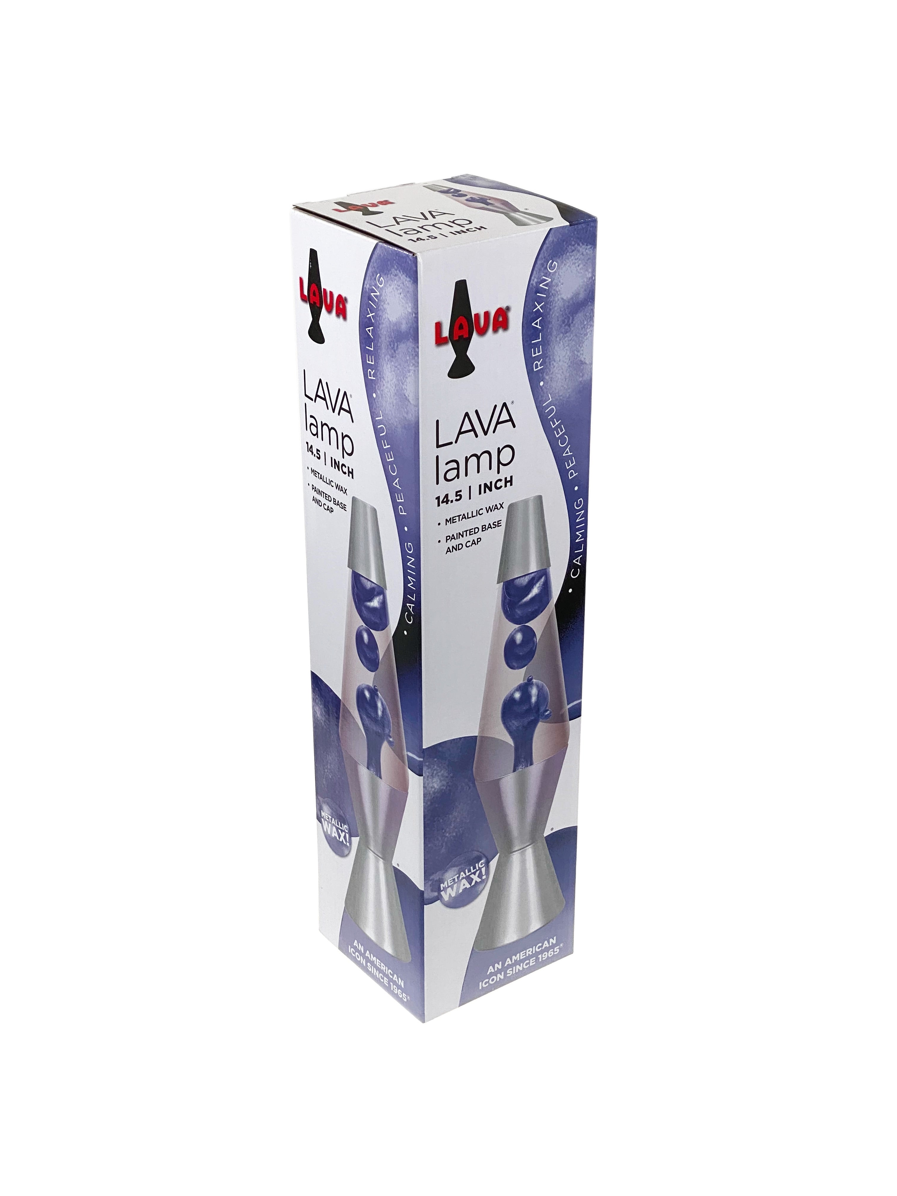 Lava Lamp - 14.5" Metallic Light Blue    