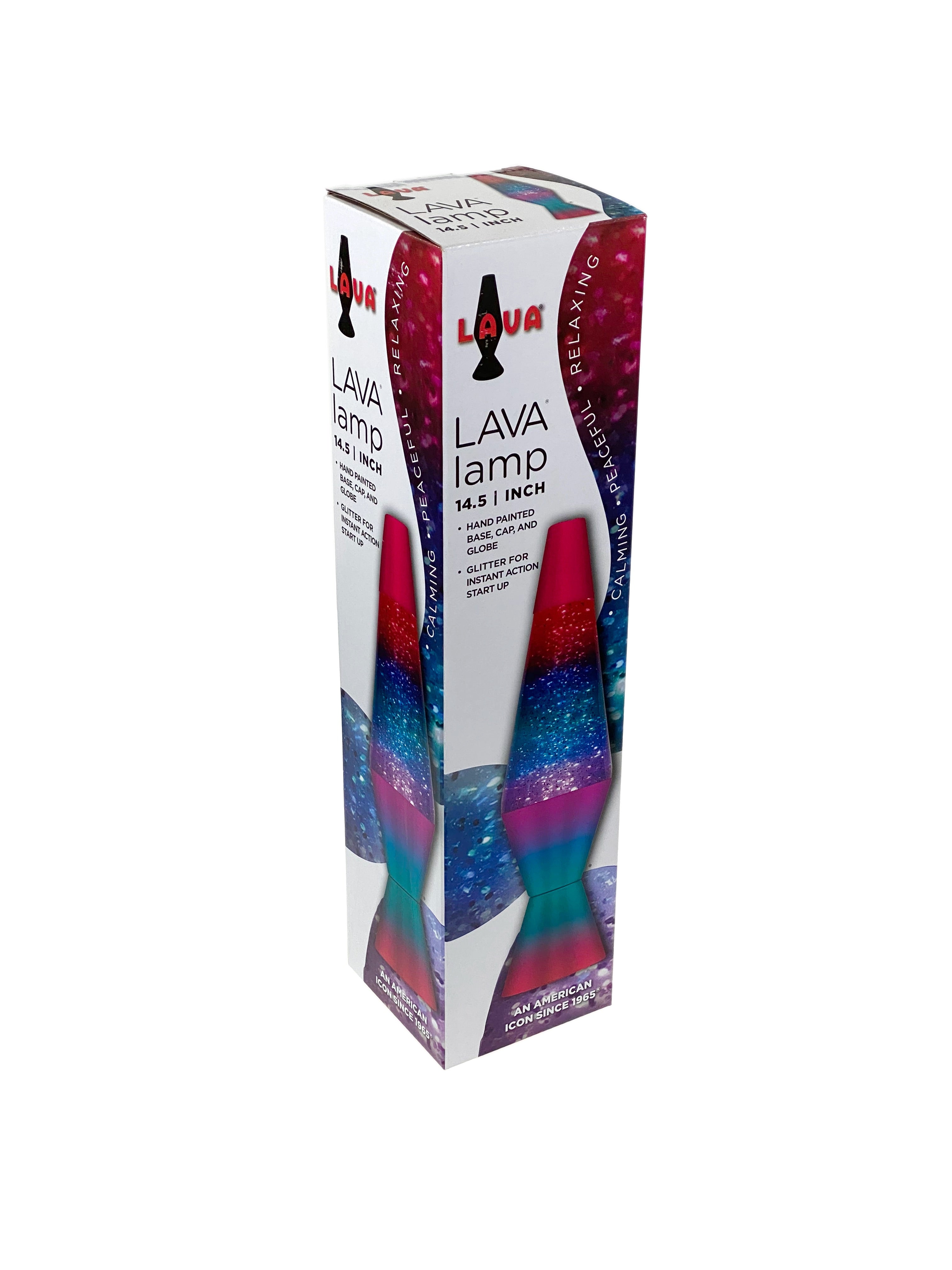 Lava Lamp - 14.5" Berry Glitter    