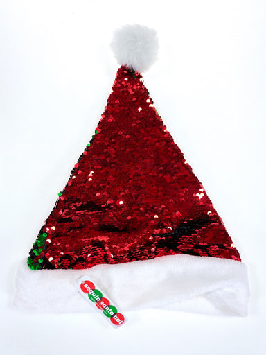 Sequin Santa Hat (Single) - Random Color