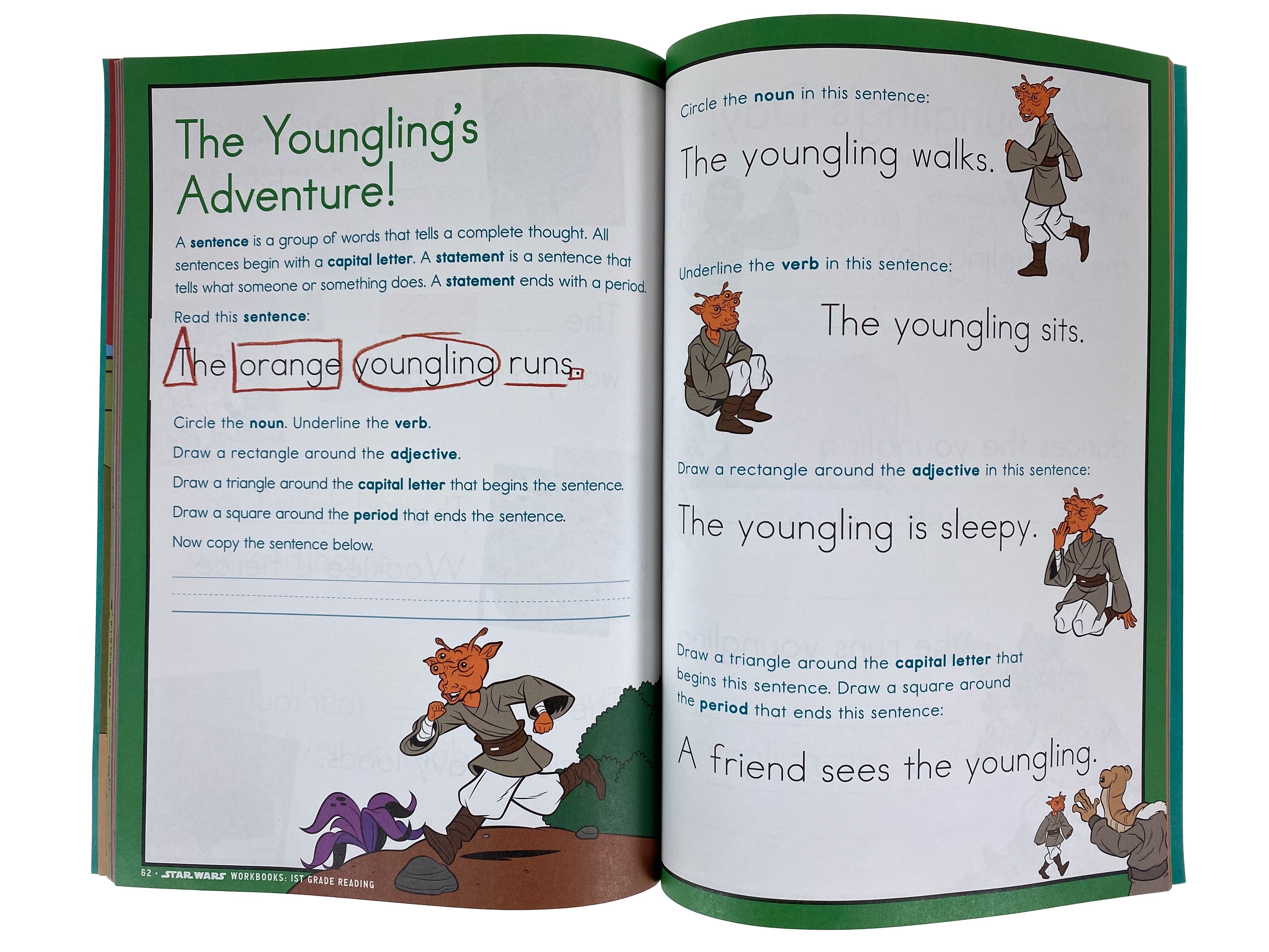 Star Wars Workbook - 1st Grade Reading    