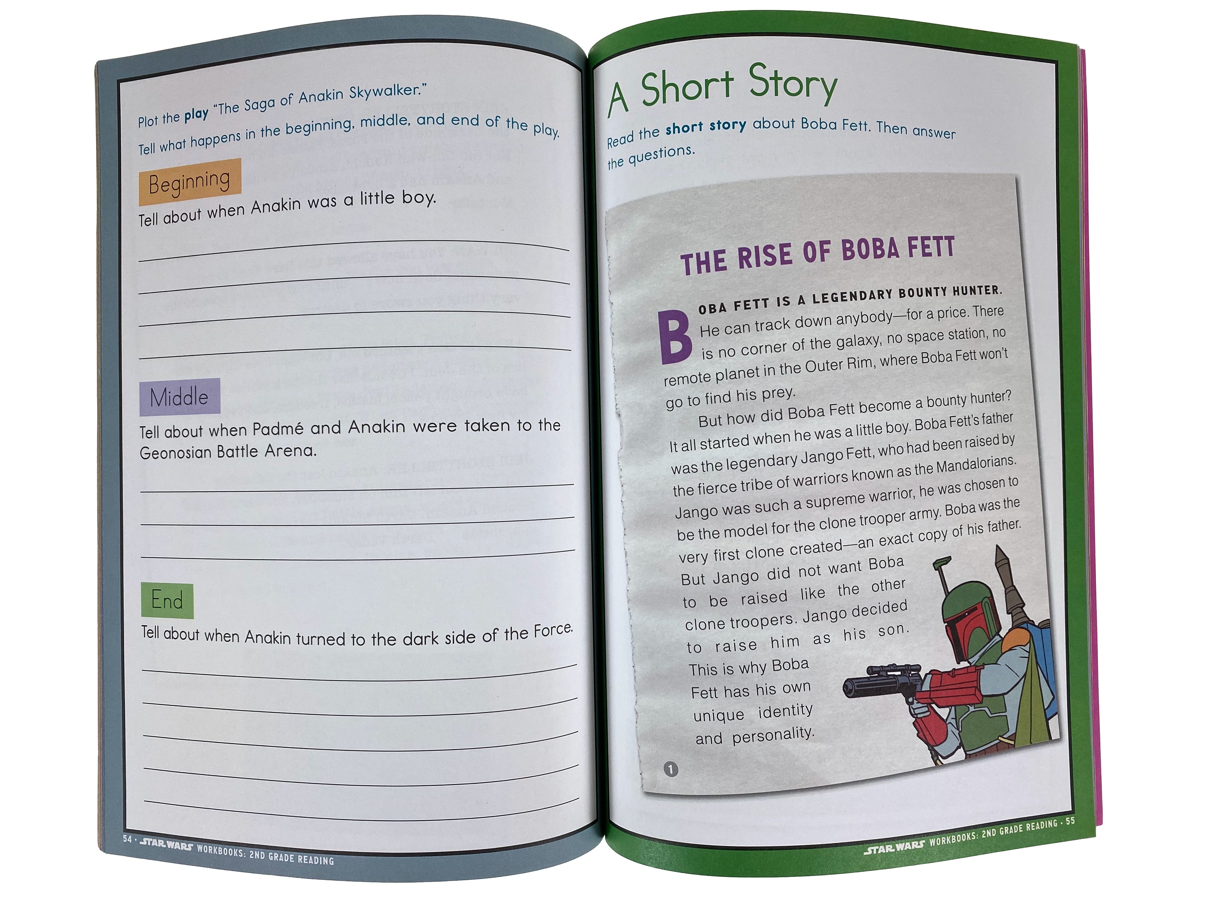 Star Wars Workbook - 2nd Grade Reading    